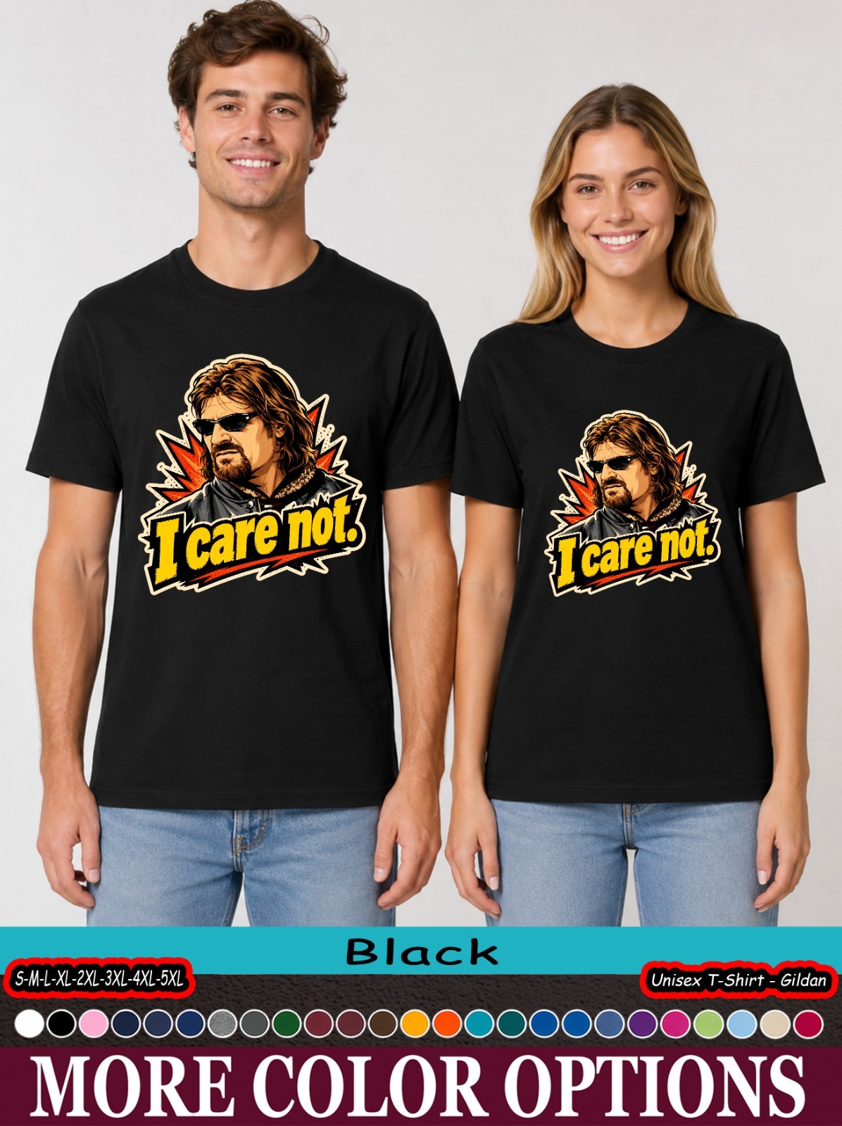 Funny I Care Not Shirt, Medieval Warrior Meme Graphic Tee