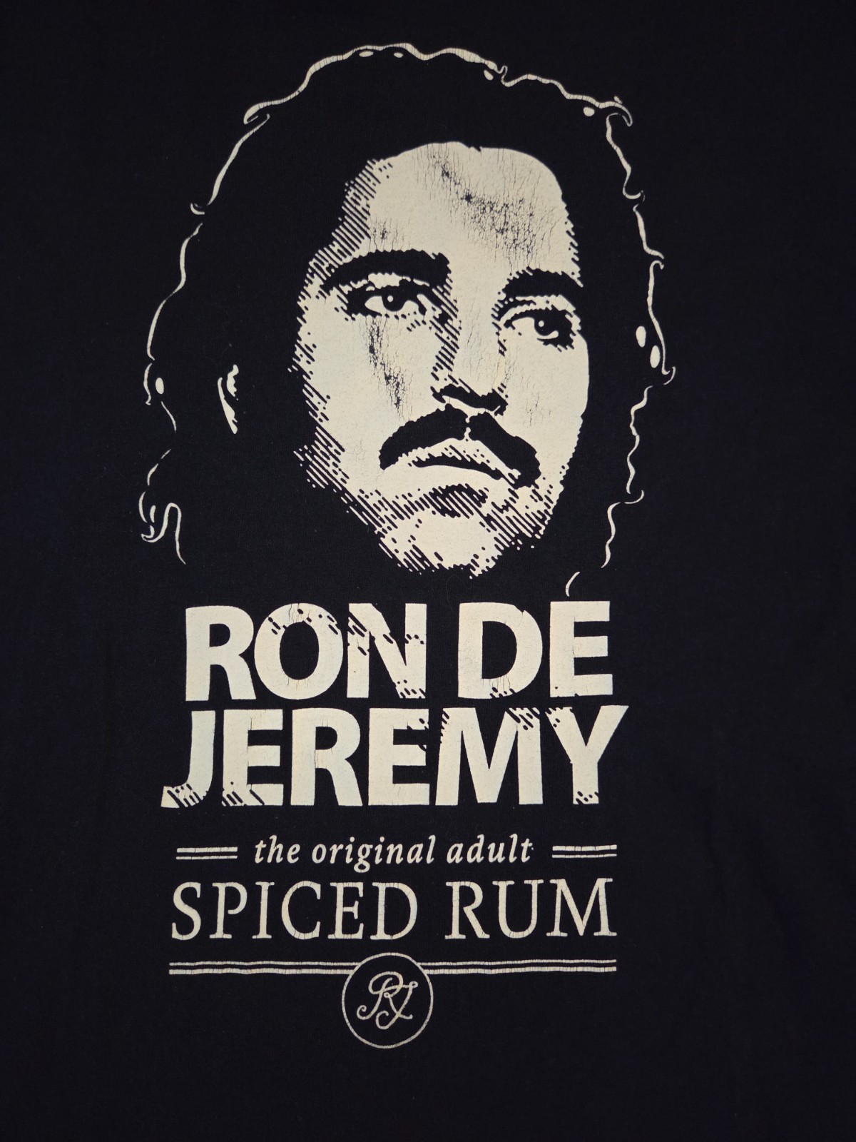 RON JEREMY Ron De Jeremy Spiced Rum “FOR ADULTS ONLY” PROMO T shirt Gildan XL