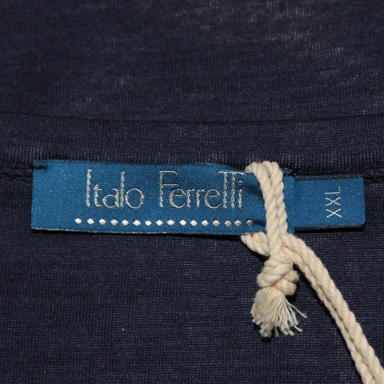 Italo Ferretti NWT Short Sleeve T-Shirt Sz XXL in Blue/Yellow/Multi 100% Cotton
