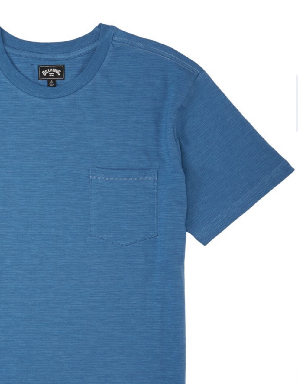 $33 Billabong Men’s Mesa Slub Crew Short Sleeve T-Shirt Bay Blue Size M