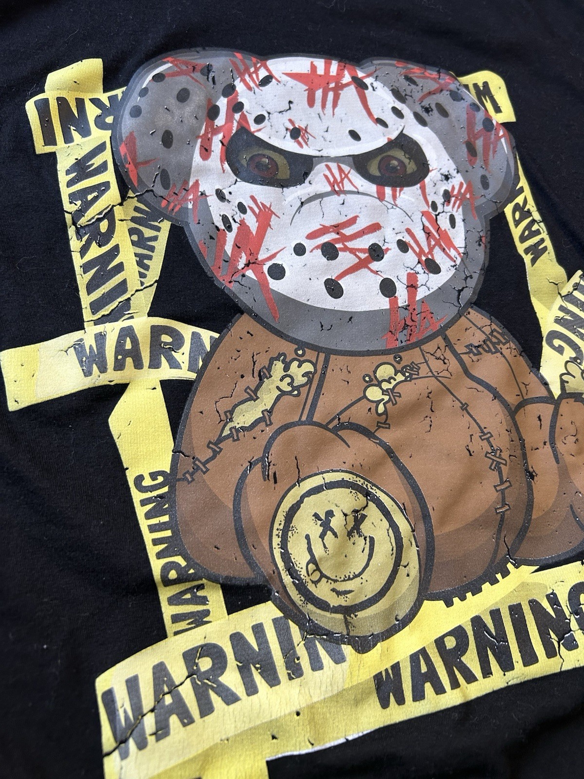 Friday Teddy Bear Printed Tshirt Halloween