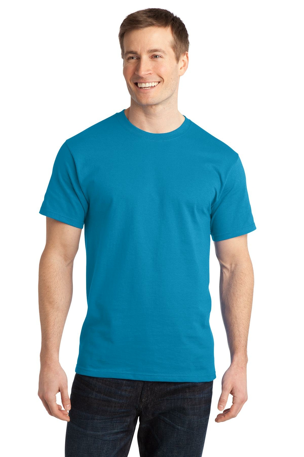 Port & Company PC150 Mens Short Sleeve Essential Ring Spun Cotton Crew T-Shirt