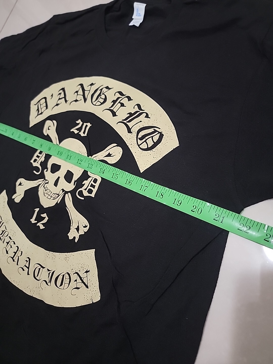 RARE! Official D’angelo Skull Bone Liberation Tour Rap Tee Concert T-shirt L/2XL