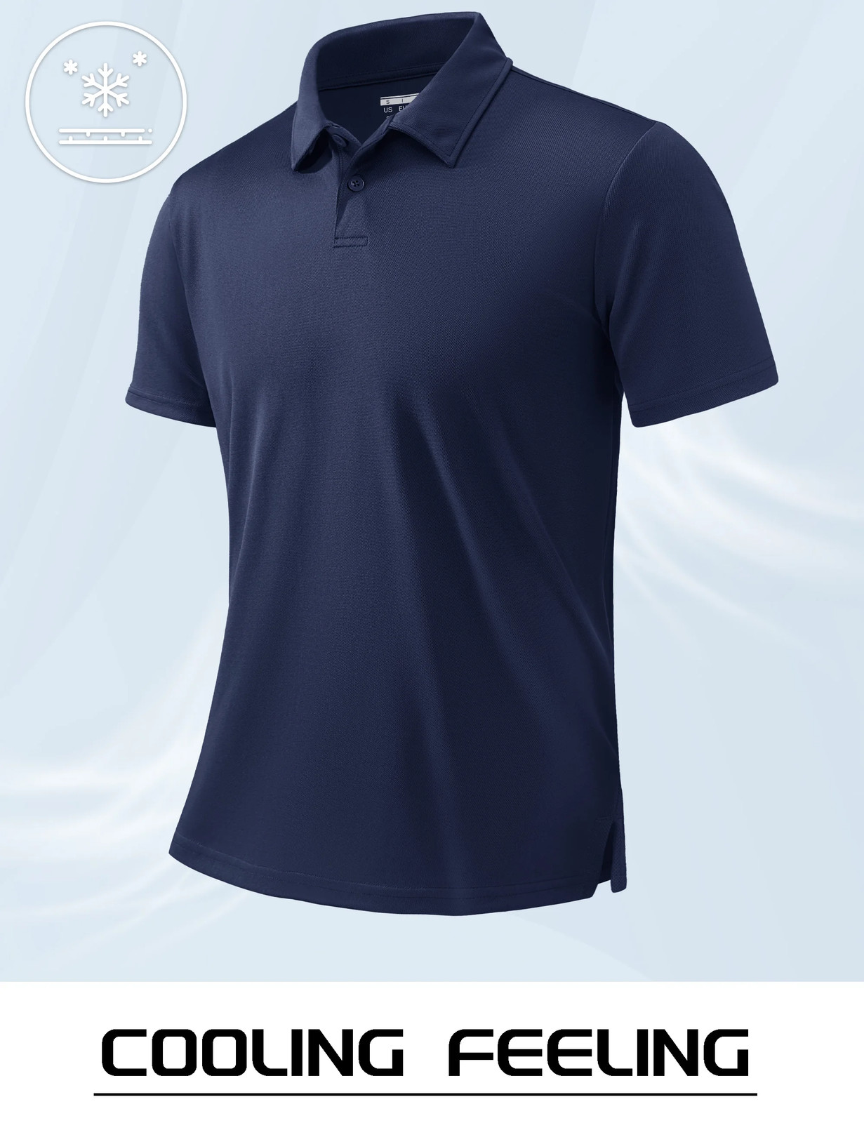 I Mens Polo Shirt Short Sleeve Breathable Casual Sports Summer Shirt Collared