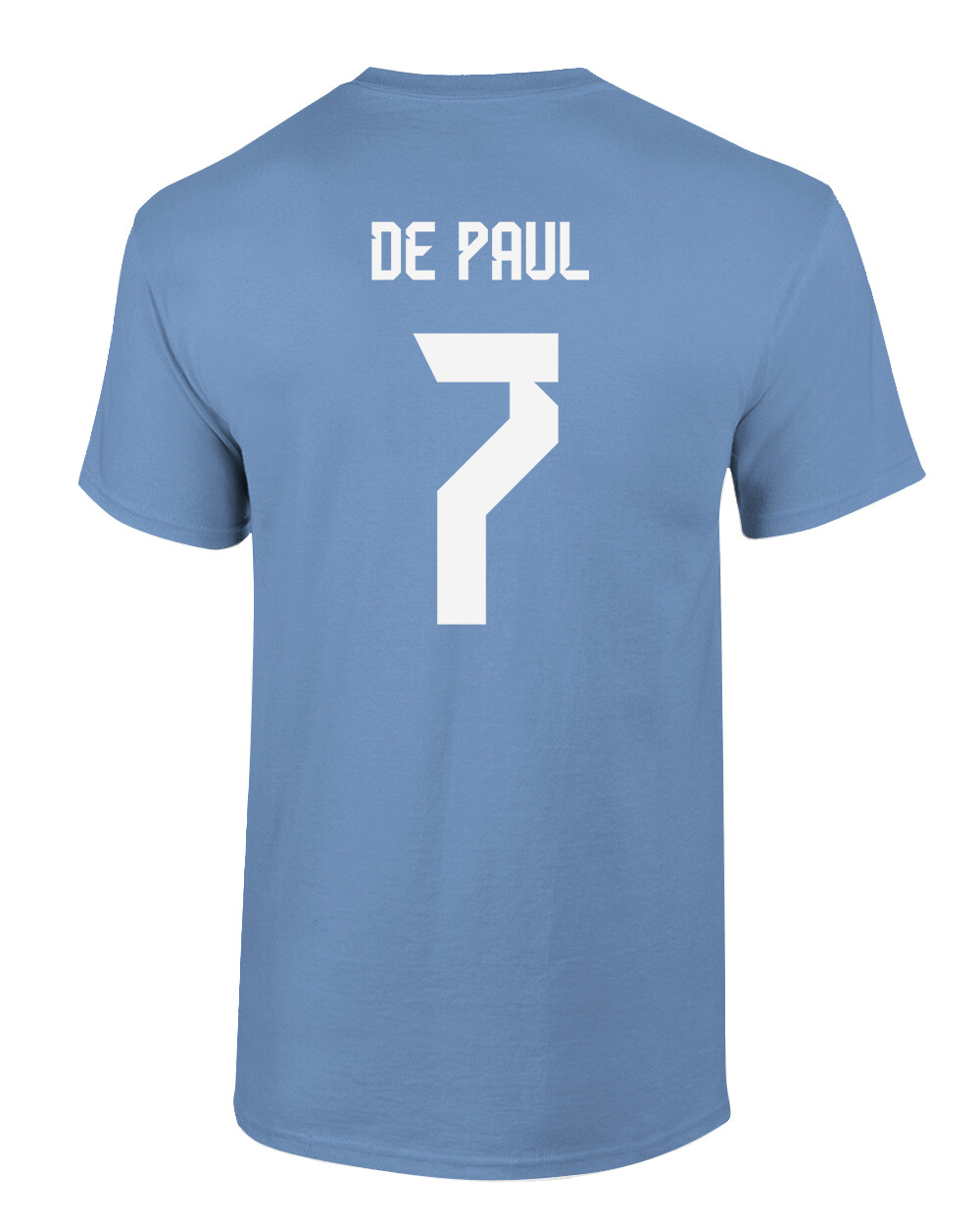 Argentina Soccer #7 Rodrigo De Paul World Football Adult and Youth T-Shirt