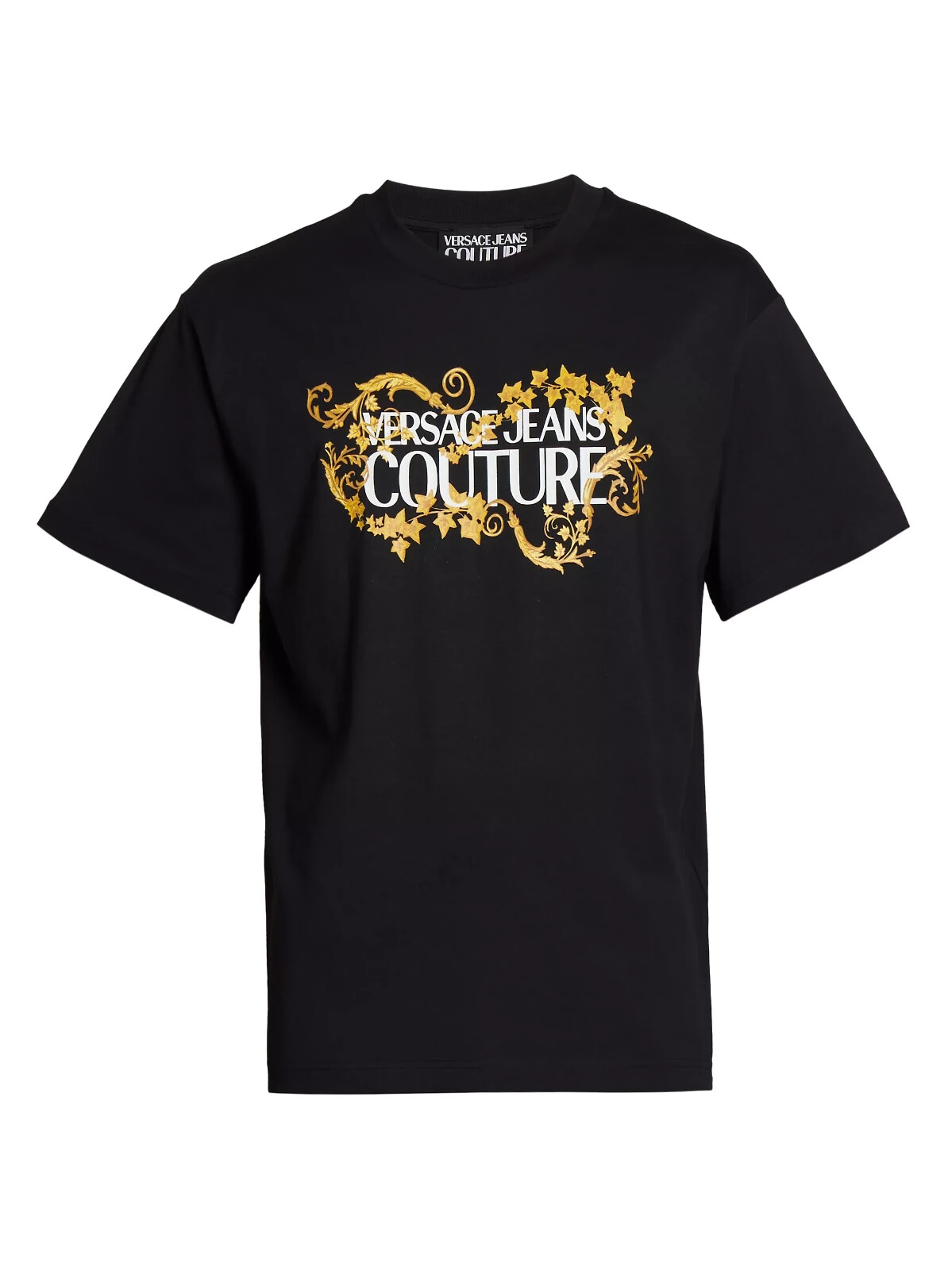 Versace Jeans Couture Baroque Logo Cotton T-Shirt