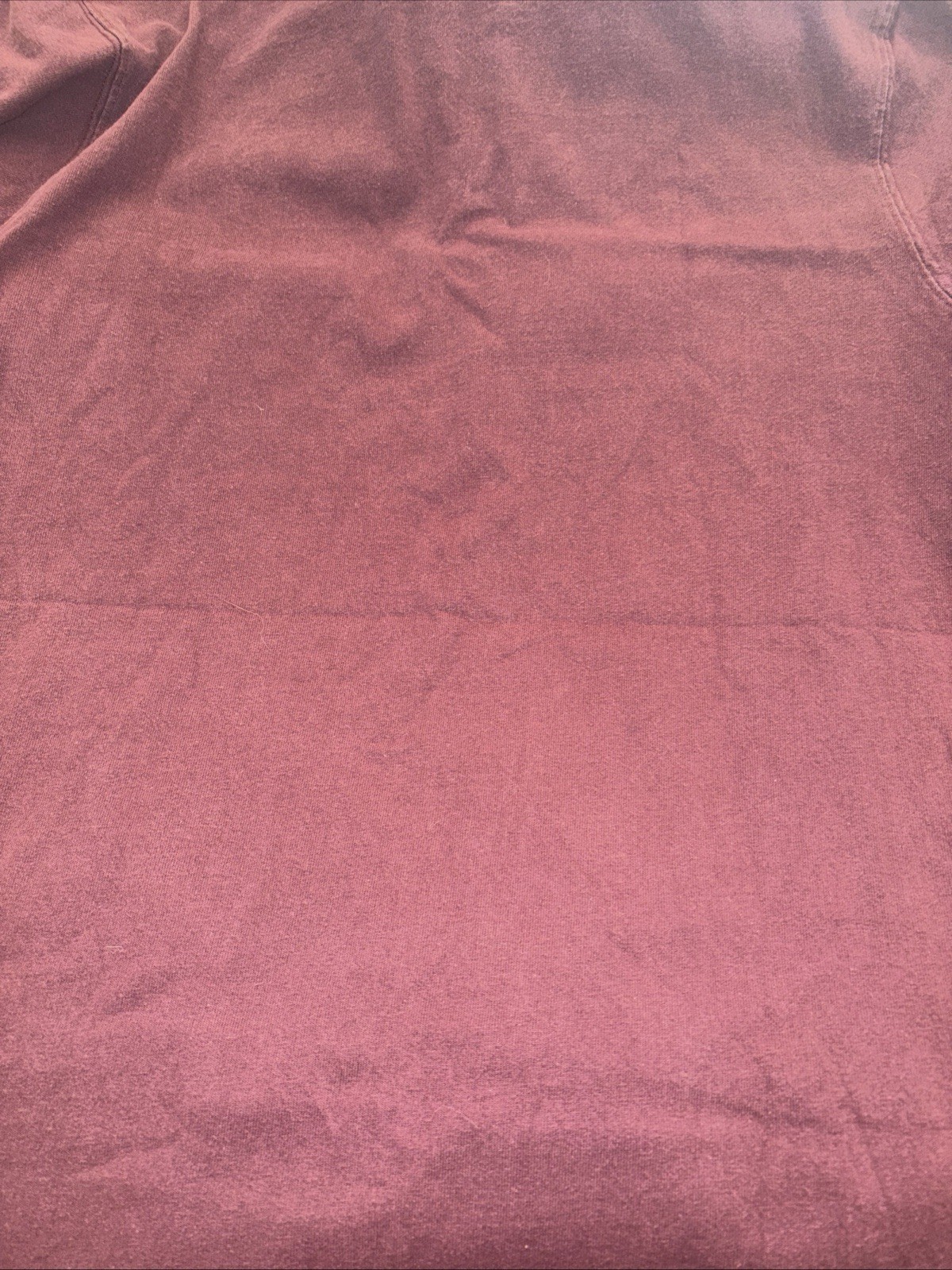 Champion Sportswear Big C Embroidered Logo Men’s Large T-Shirt Maroon Red