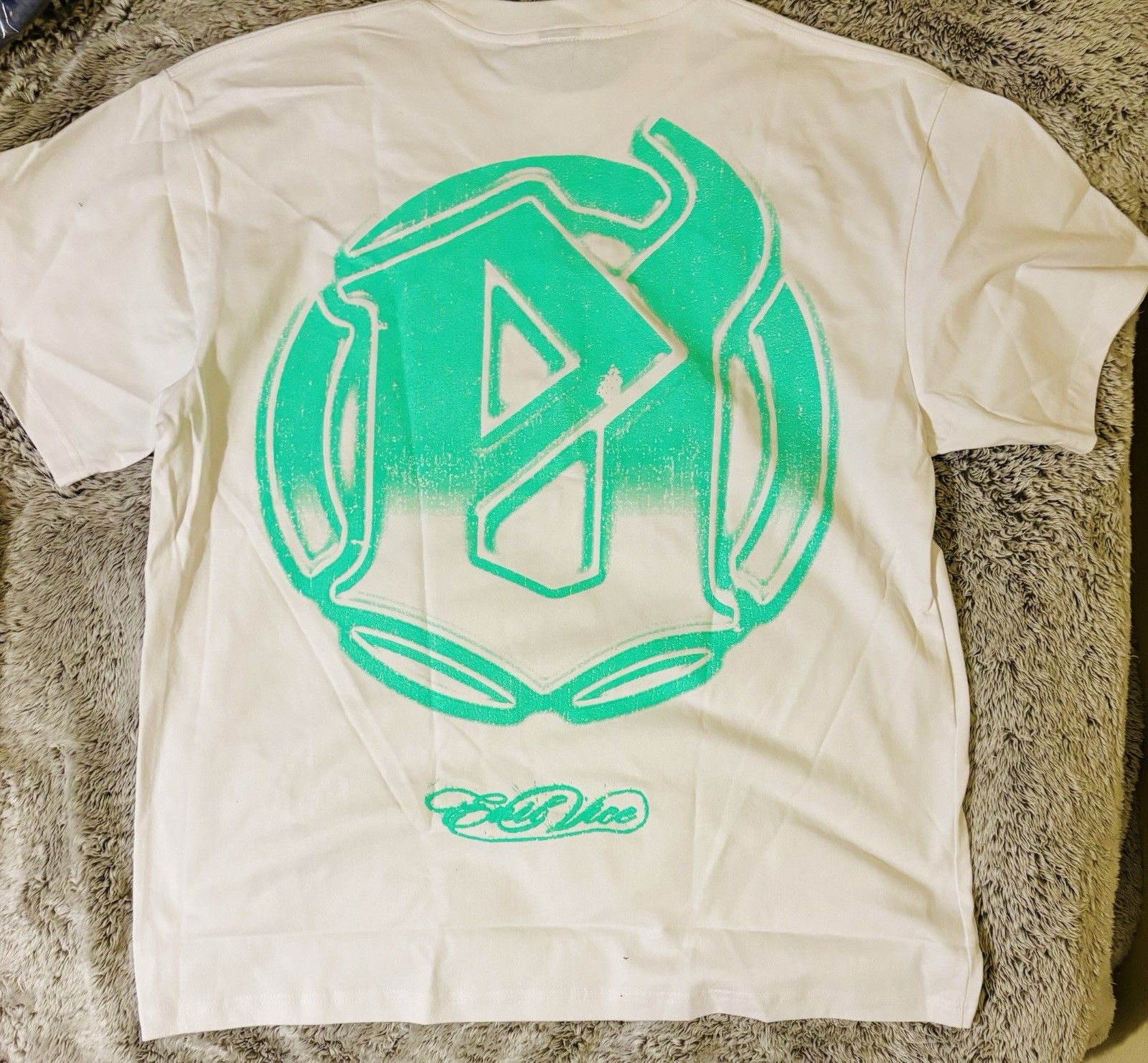 Evil Vice Neon Green Skull Heavyweight Tee. Comes with Tags and with Bag