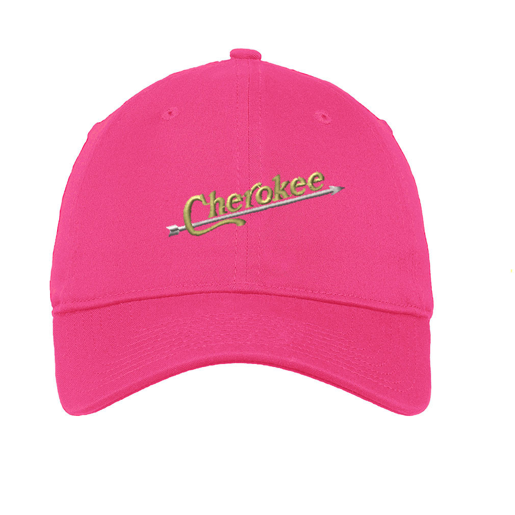 Indian Cherokee Embroidered Soft Low Profile Hat