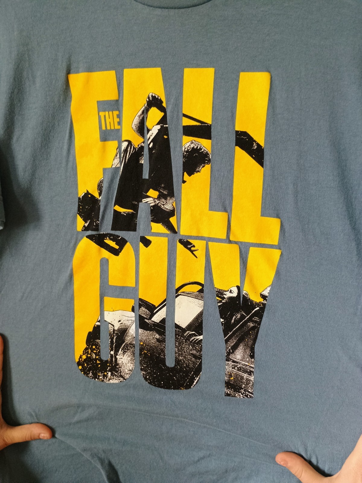 The Fall Guy Promo Shirt Size Large Light Blue