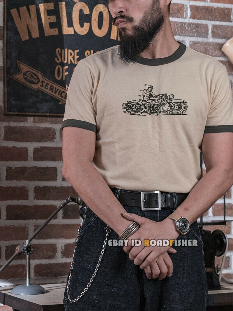 ~Non-Stock~ 50’s Retro Biker T-Shirt XL (Fits US Med) High Quality – Heavier