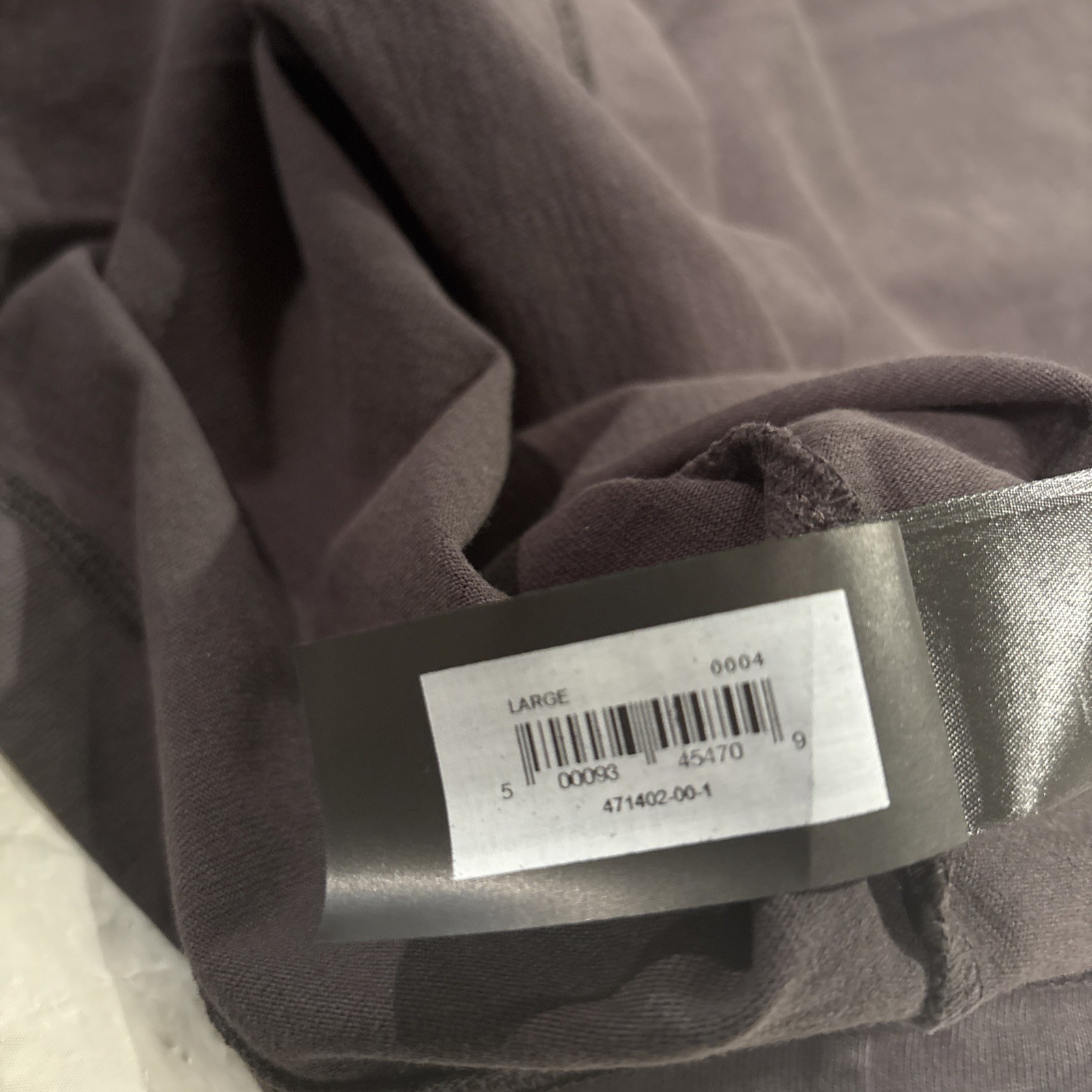Yeezy YZY x GAP T Shirt Engineered By Balenciaga Mock Neck Oversized Black Large