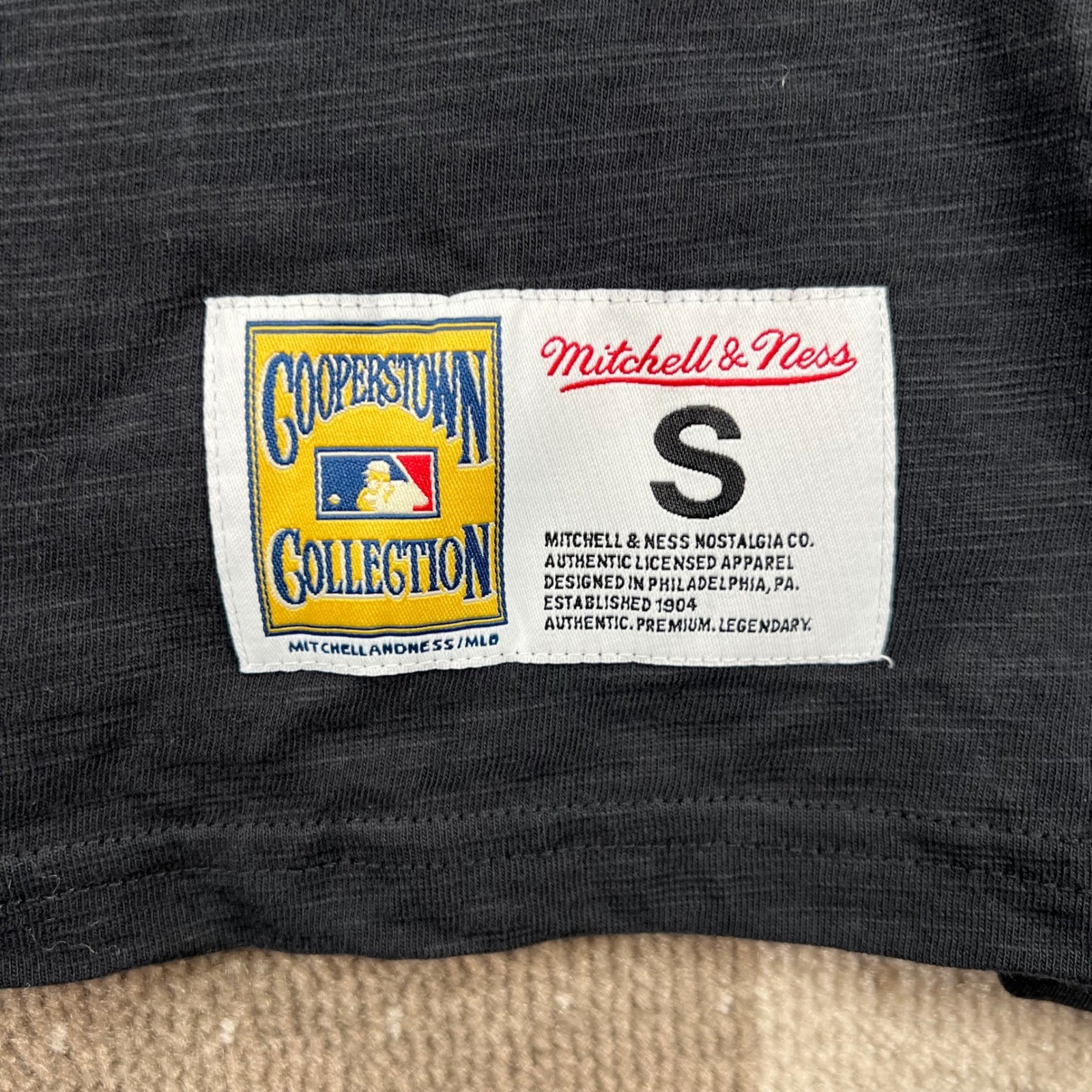 NWT Mitchell & Ness Tampa Bay Rays MLB Legendary Slub Long Sleeve Shirt Mens S