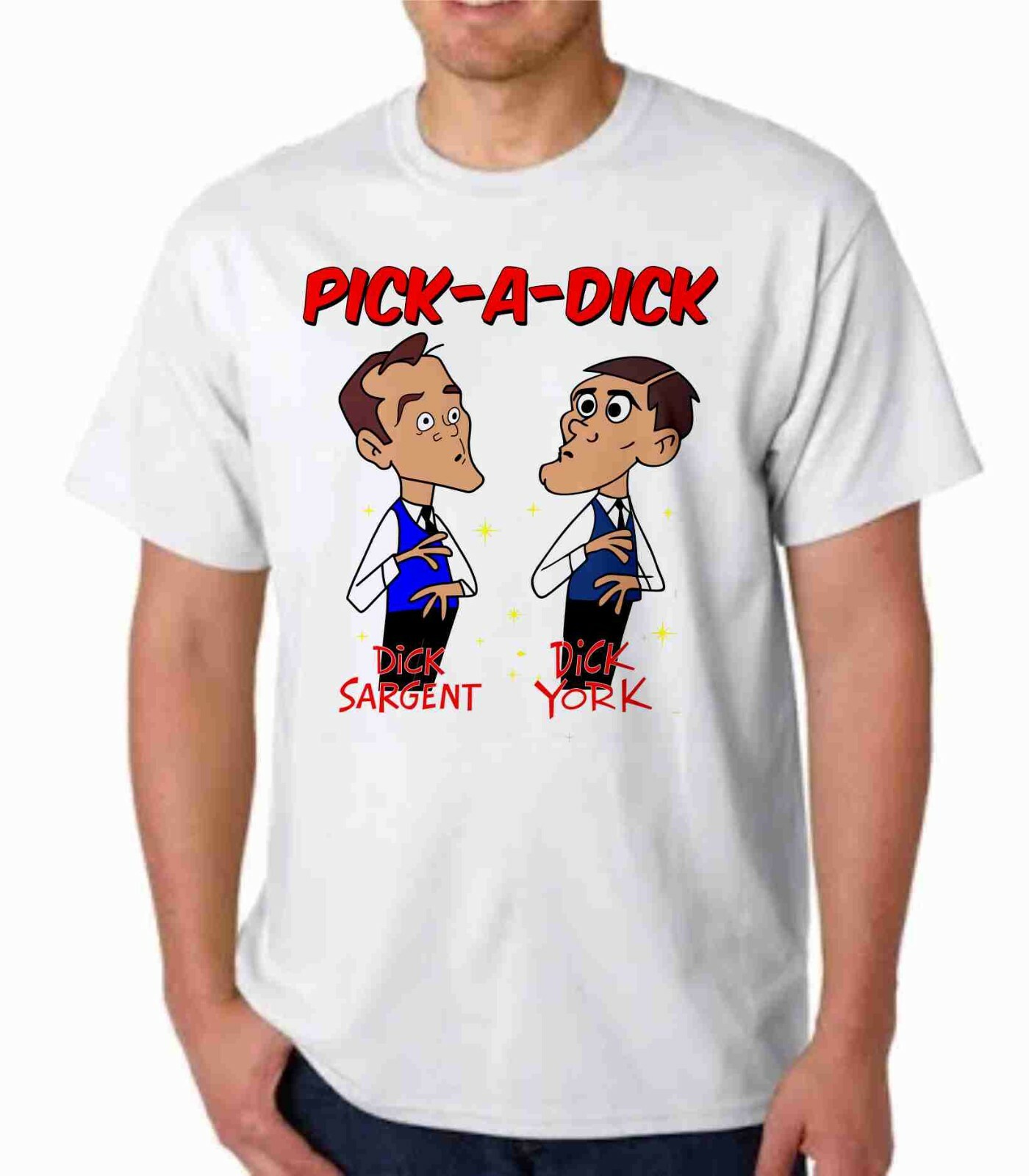 BEWITCHED PICK A DICK T-SHIRT – OPENING SEQUENCE YORK SARGENT DICK Montgomery