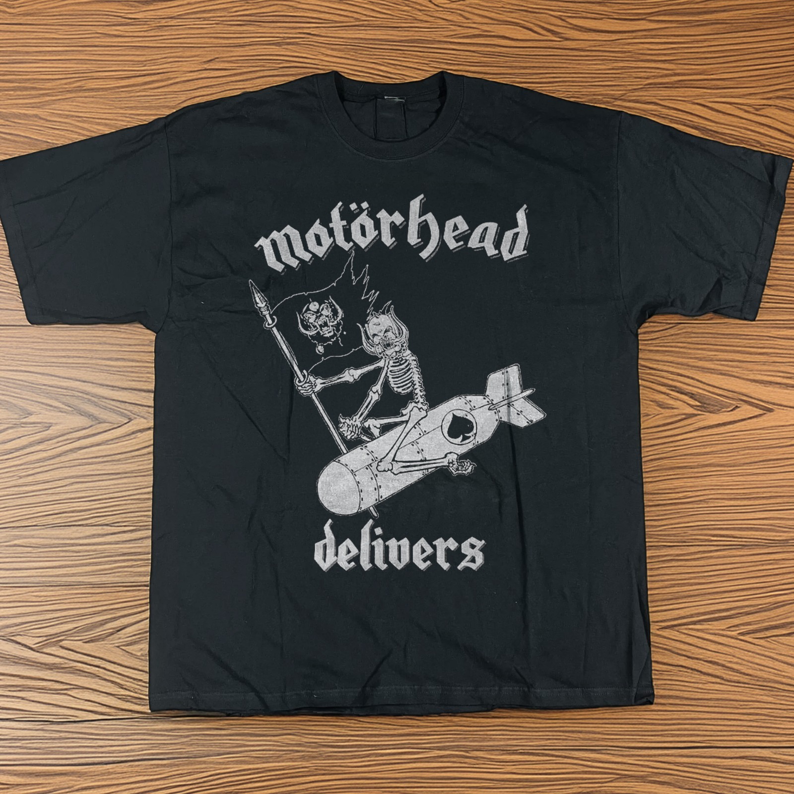 Motörhead Motorhead – Delivers 2015 US Tour Unisex Black Cotton T-Shirt
