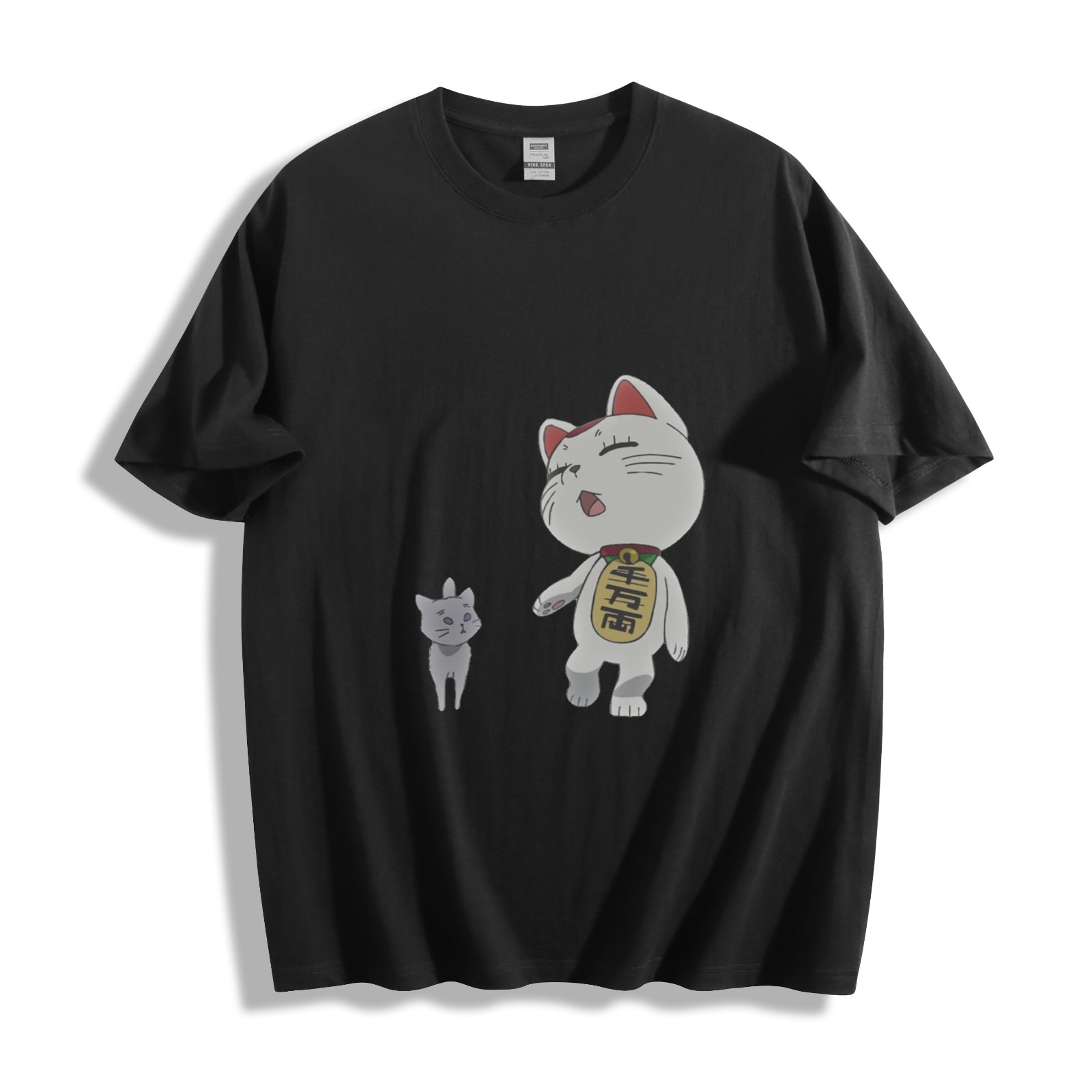 Dan Da Dan Lucky Cats T-Shirt – Cute Anime Unisex Tee