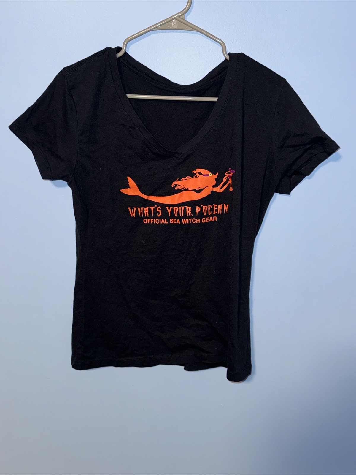Mermaid Tshirt: What’s Your P’Ocean-Official Sea Witch Gear Size M I Think No Ta