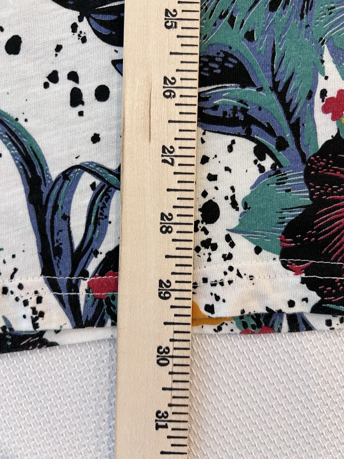 SuperDry Tropical Floral Graphic T Shirt- MED.-Hawaiian Summer Beach Casual Tee