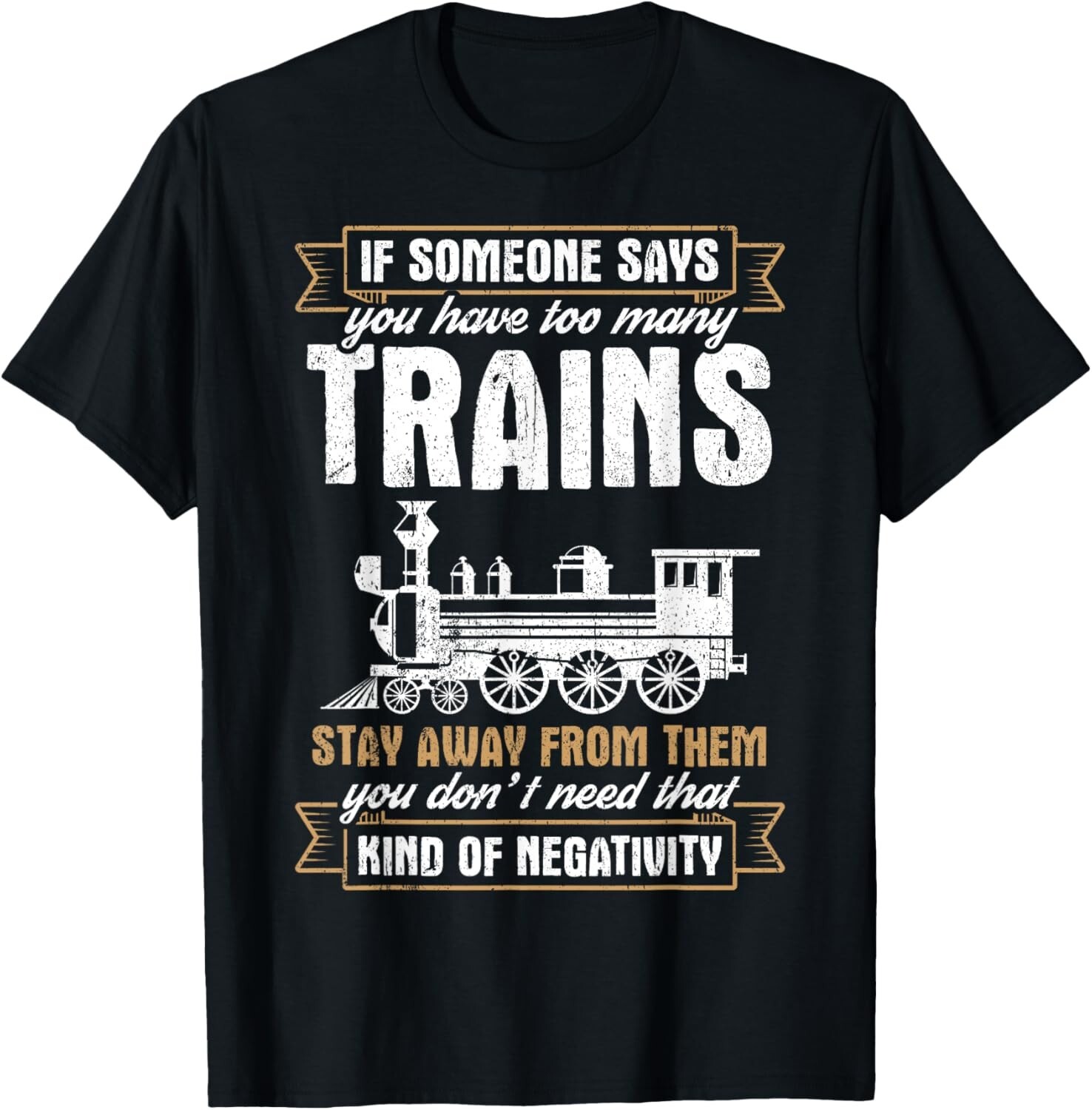 Funny Model Railway Design Too Many Trains Tee Gift Unisex T-Shirt