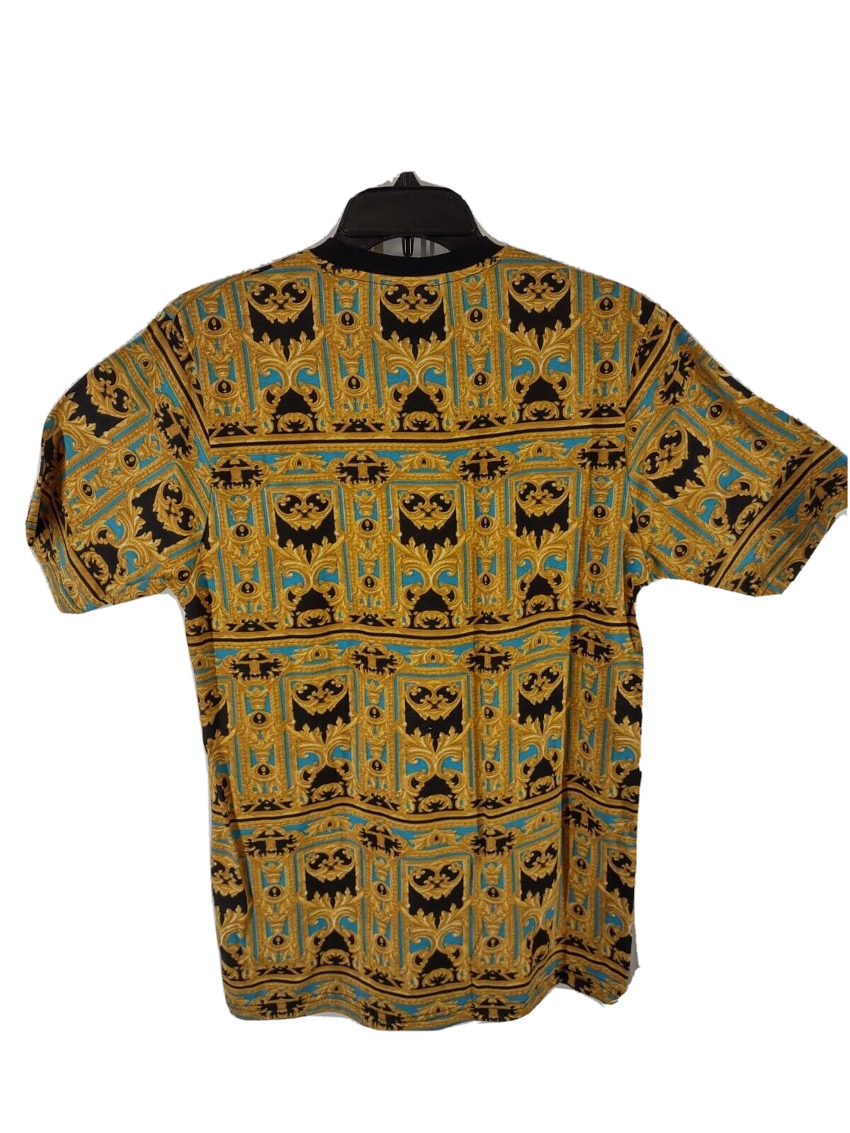 Graphic Print Shirt Spandex Blend Mens Size Large ( L ) G-Net Short Sleeve New