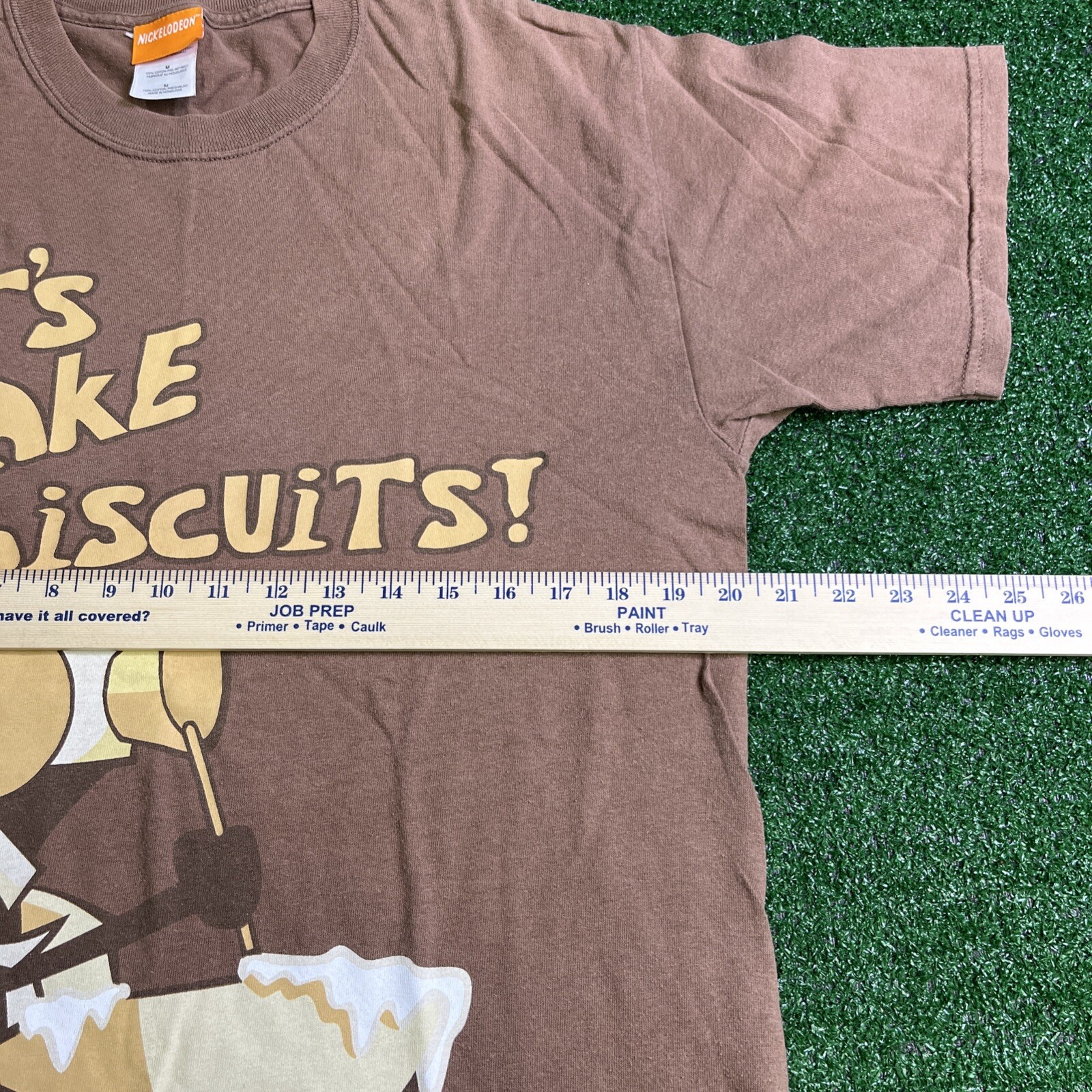 Vintage Invader Zim Lets Make Biscuits Brown T-Shirt Mens M Nickelodeon See Pics