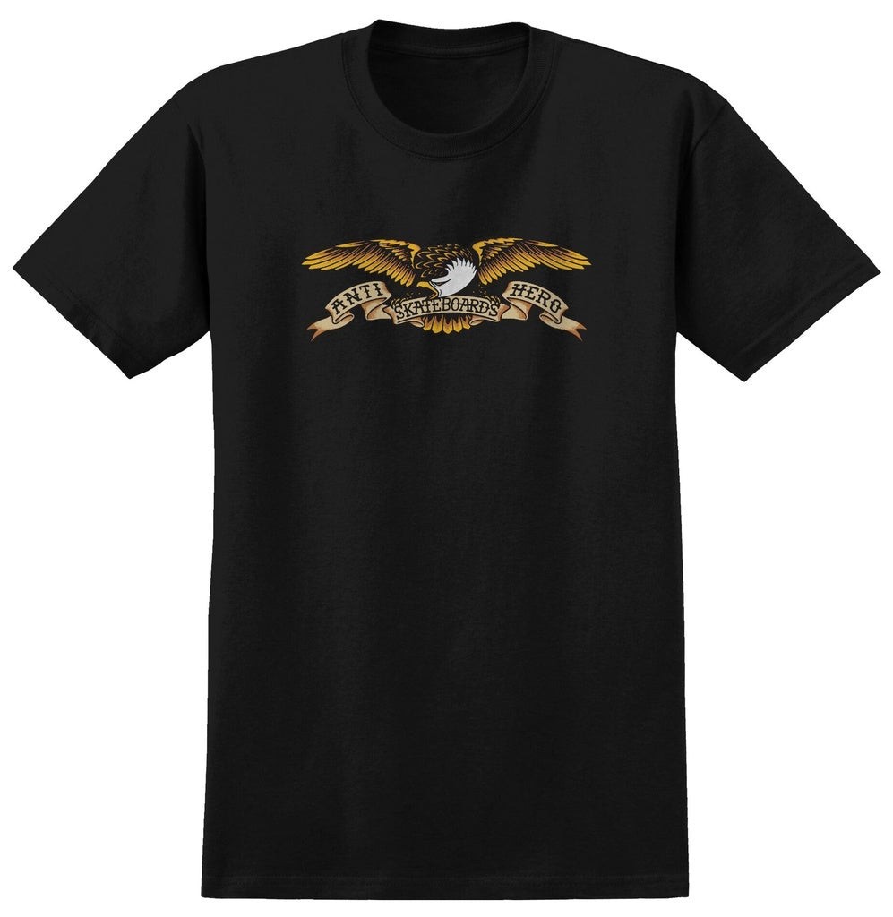 🔥🔥 Anti-Hero Skateboards Eagle 4.5oz Black Skate Shirt Mens XXL