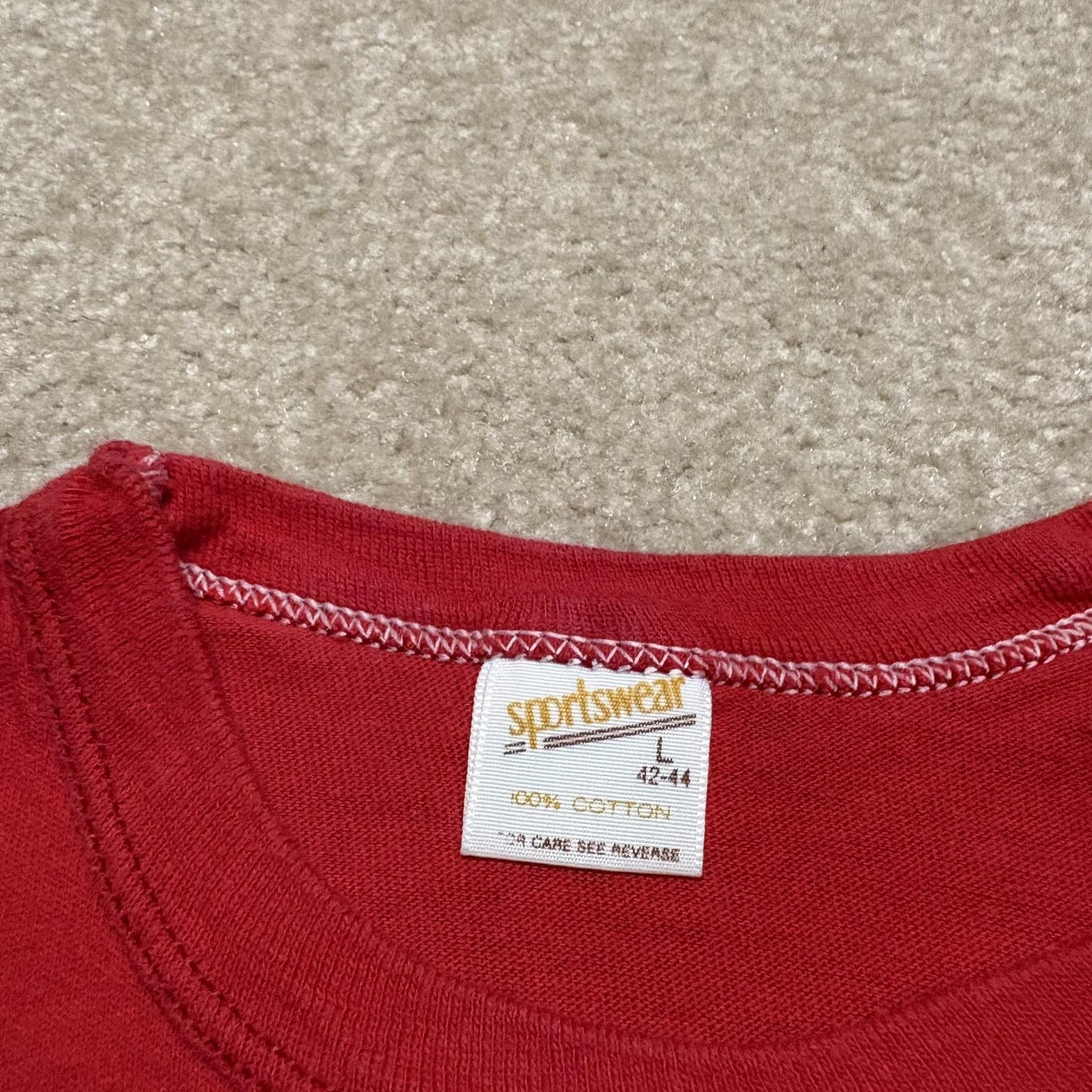 Vtg 70s Sportswear Shirt Mens Large North Midwestern Championships 1978 Retro