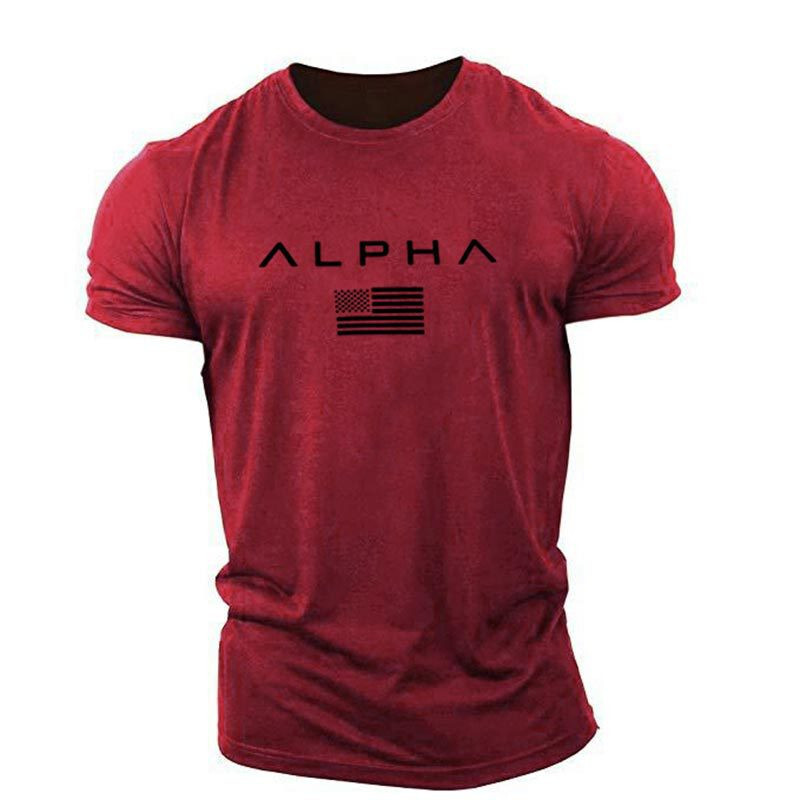Men’s Workout Crew Neck Tee T Shirts Short Sleeve Gym Bodybuilding Muscle Shirts