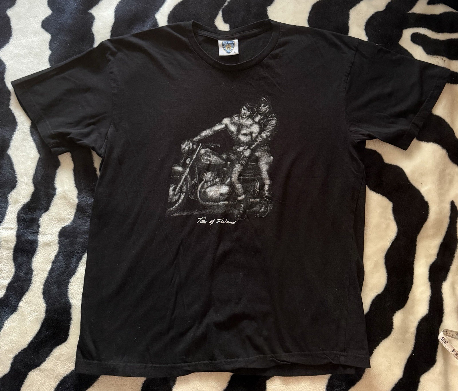 Vintage 90’s Tom of Finland Motorcycle T Shirt Size Large