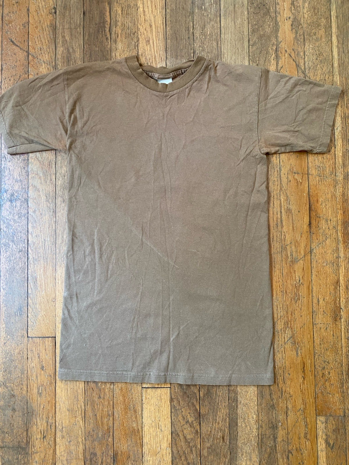 US Military Surplus Mens S Coyote Brown T-Shirt Combed Cotton Tactical Army