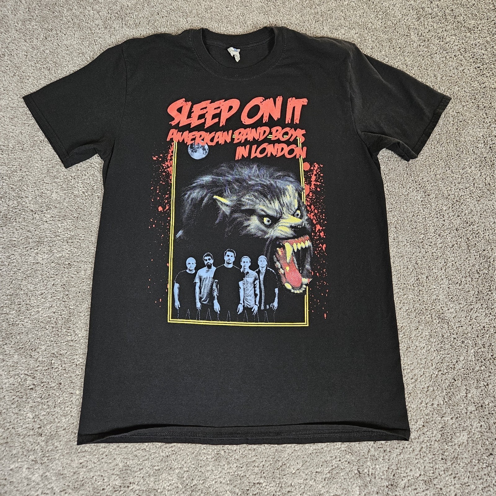 Sleep On It T-Shirt Adult Large American Band Boys In London Pop Punk Band