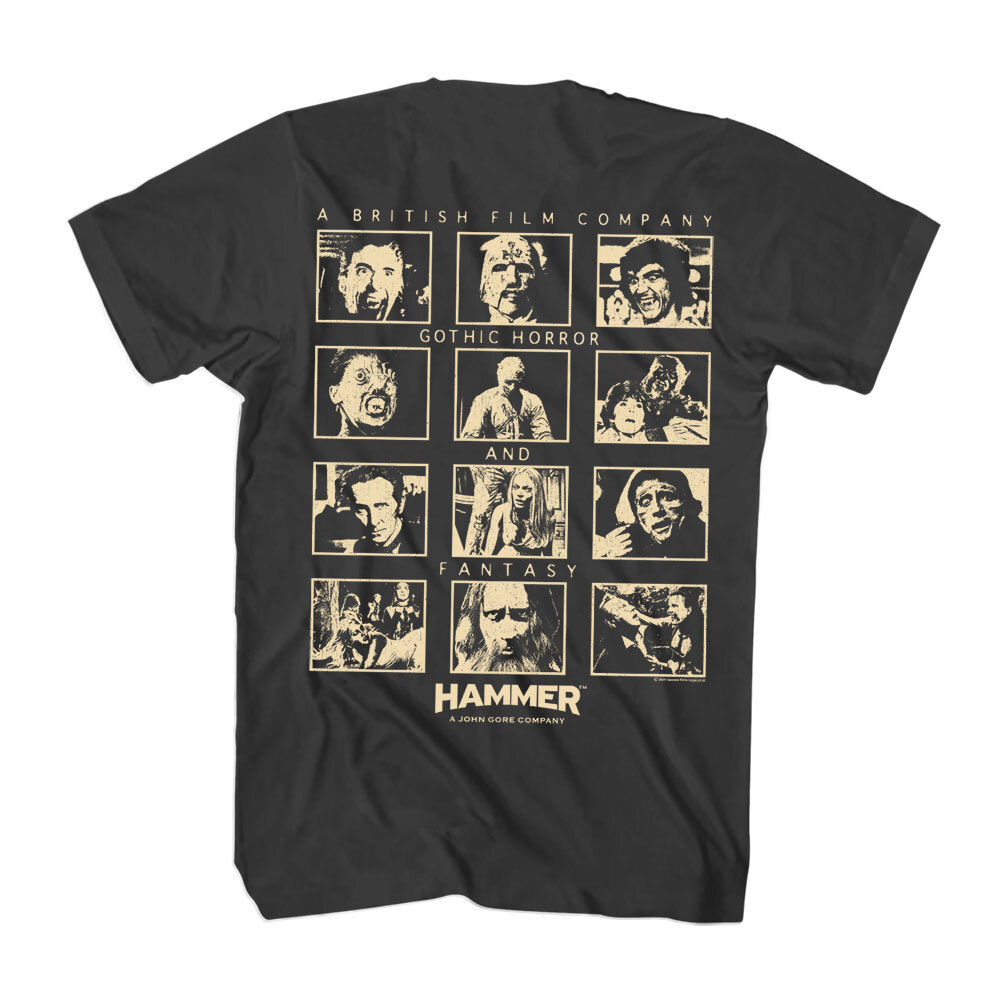 Hammer Horror Brittish Film Gothic Horror And Fantasy Movie Stills Men’s T Shirt
