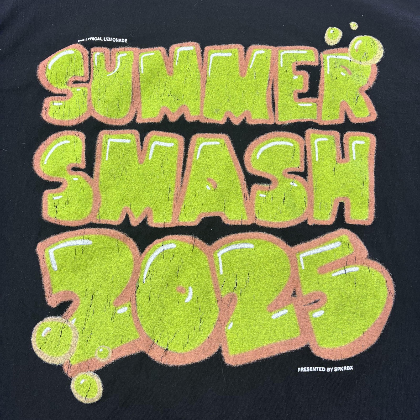 The Summer Smash 2025 Shirt Mens 2XL Black Festival Lyrical Lemonade Tee