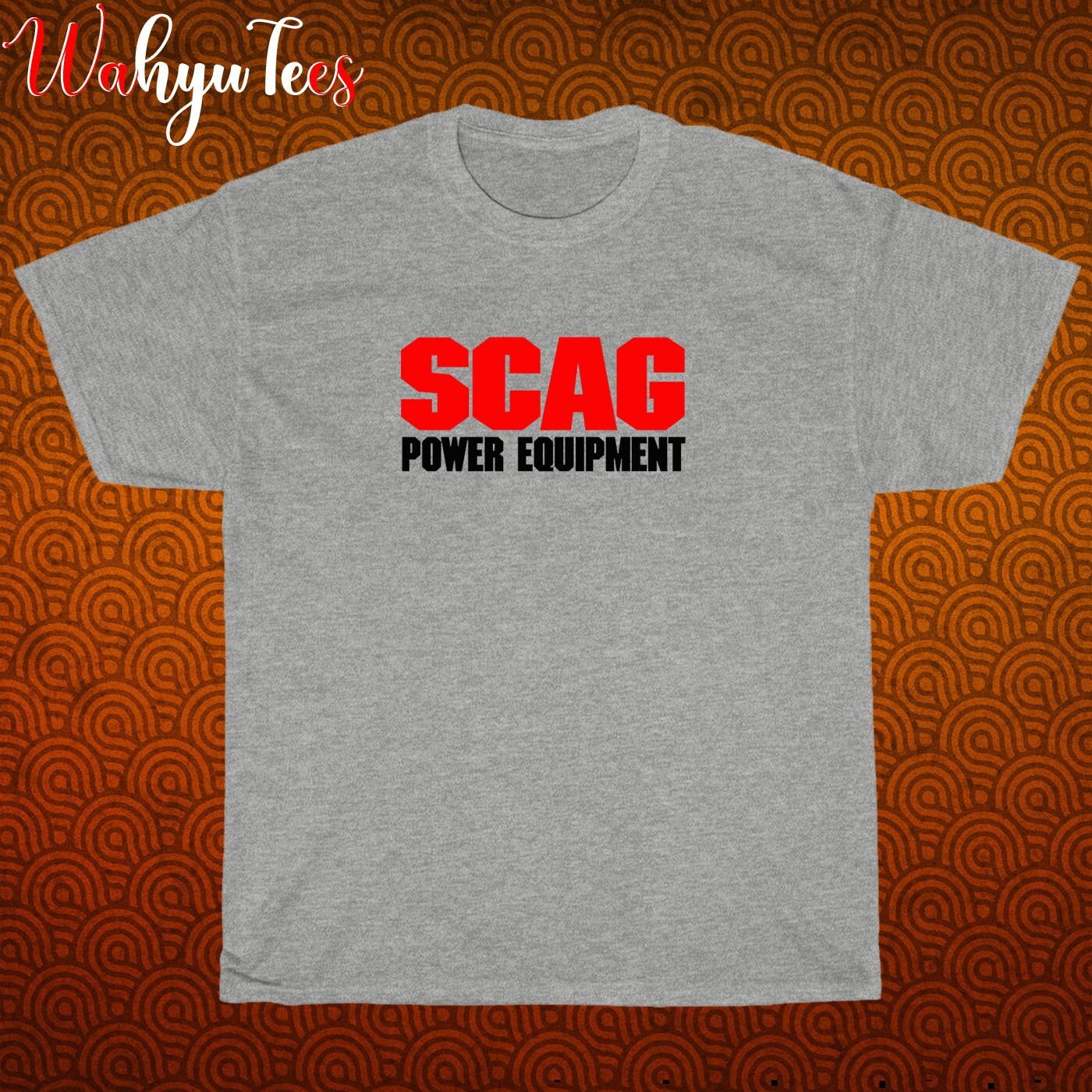 New Scag Power Equipment Logo Black/Grey/Navy/White Size S-5XL Unisex T-Shirt