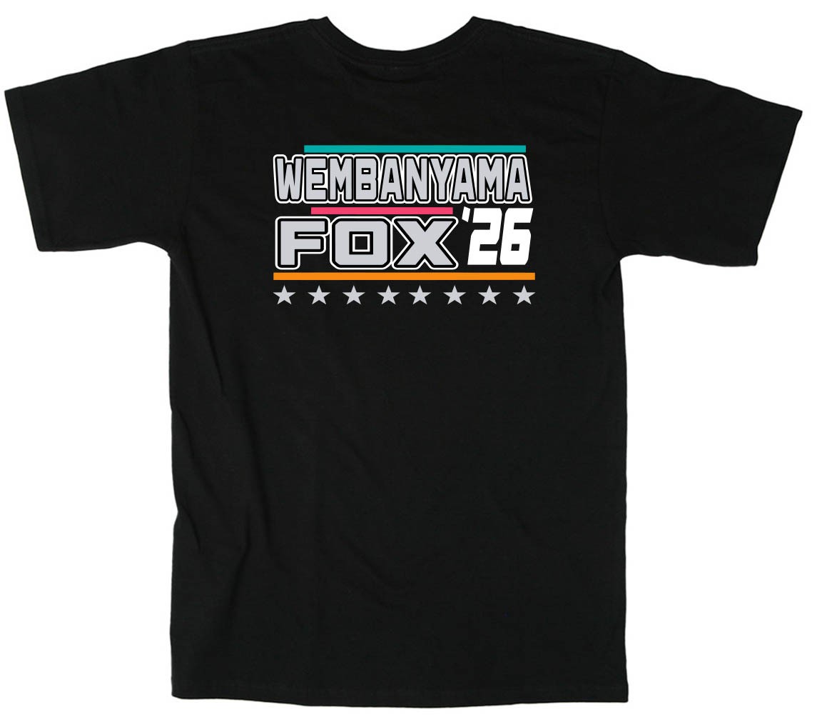 Victor Wembanyama De’Aaron Fox Spurs Shirt T-Shirt Toddler 2T