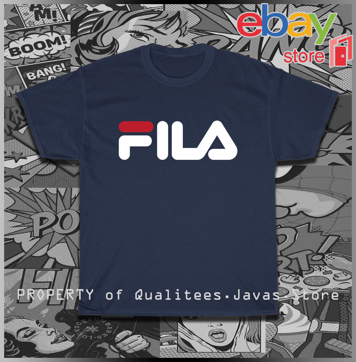 New Fila Sports Logo Men’s T-Shirt American Size S-5XL T-Shirt