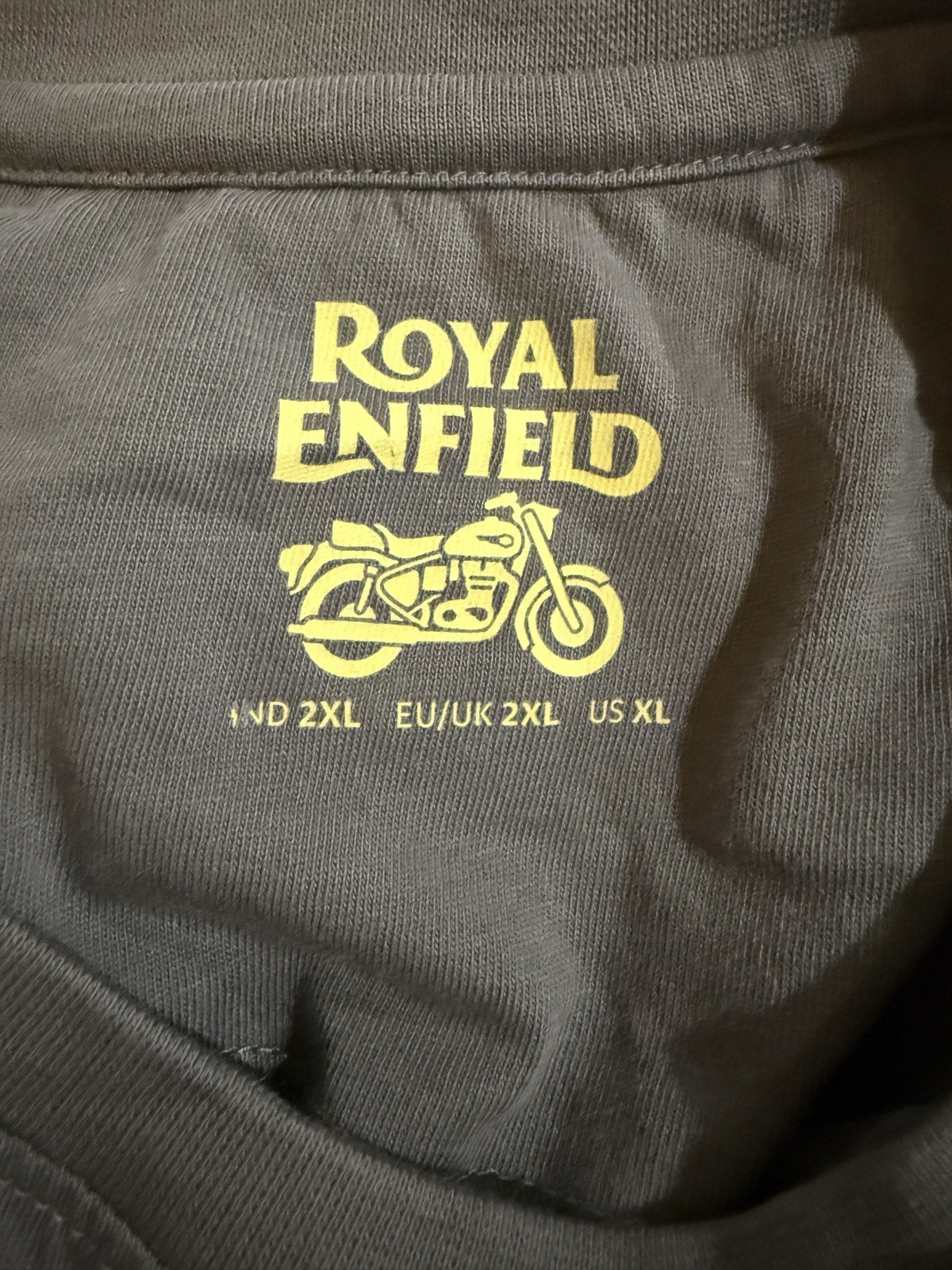 Royal Enfield Men’s Himalayan Motorcycle Graphic T Shirt Sz XL Grey Biker NWT