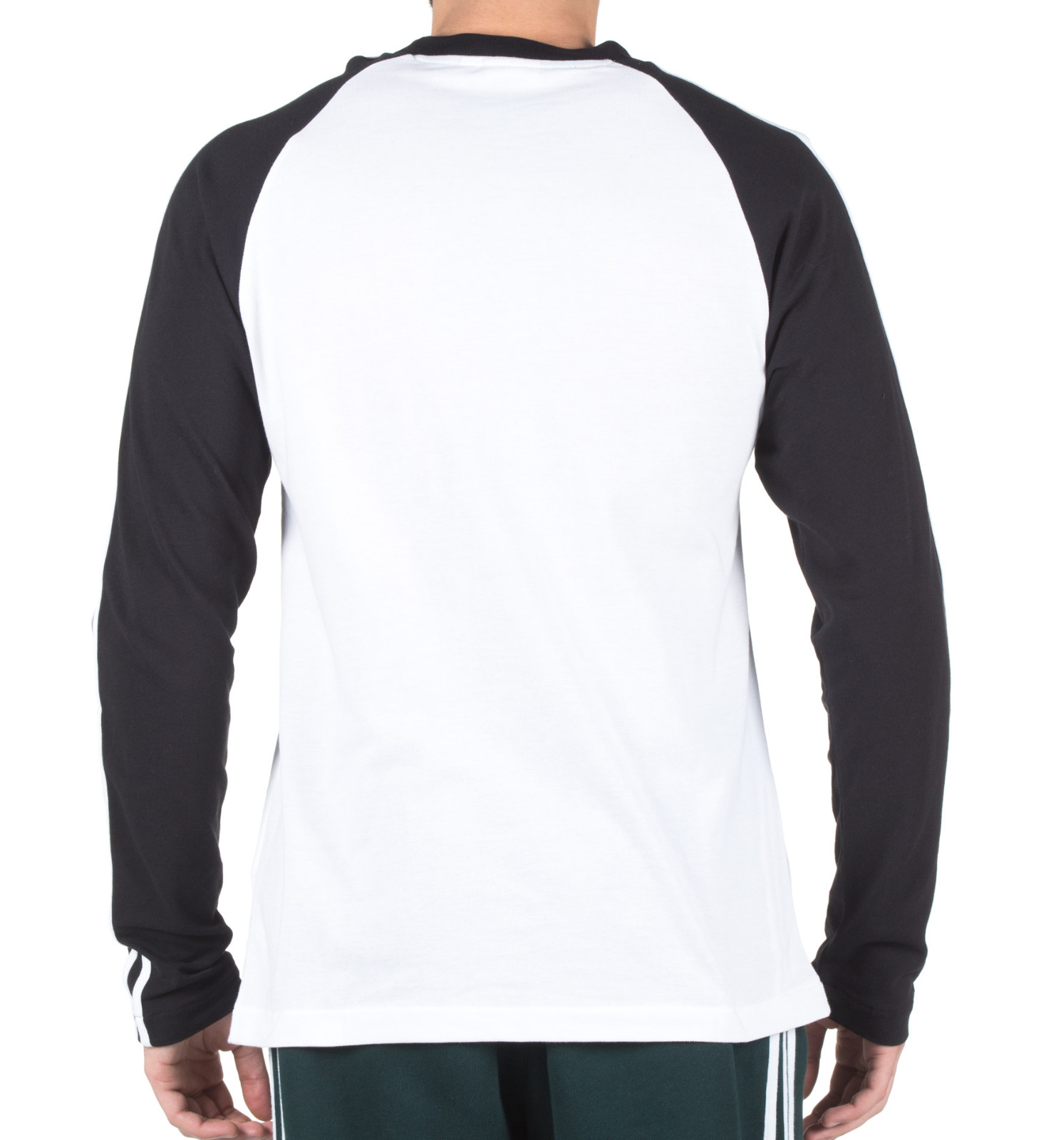 adidas Men’s Long Sleeve 3-Stripes T-Shirt Csual Tee – CW1228