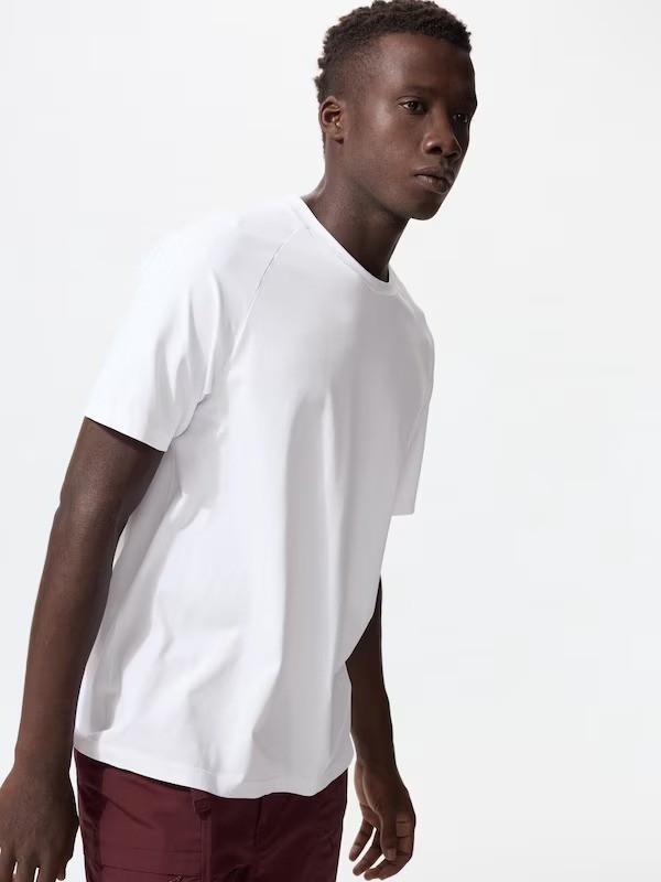 UNIQLO DRY-EX T-Shirt S-4XL Crew-Neck Short-Sleeve Sports Men 475360