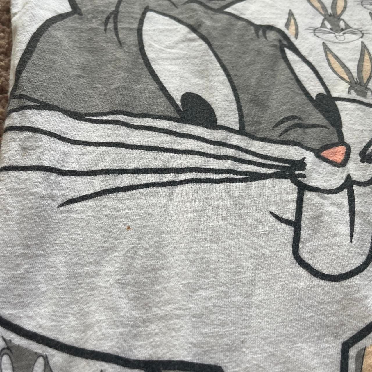 Vintage 1993 American Characters Bugs Bunny Looney Tunes All Over Print Graphic