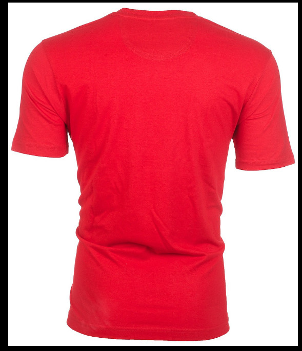 $48 TOMMY BAHAMA Embroidered Logo RED Relaxed Fit Short Sleeve Pocket T-shirt