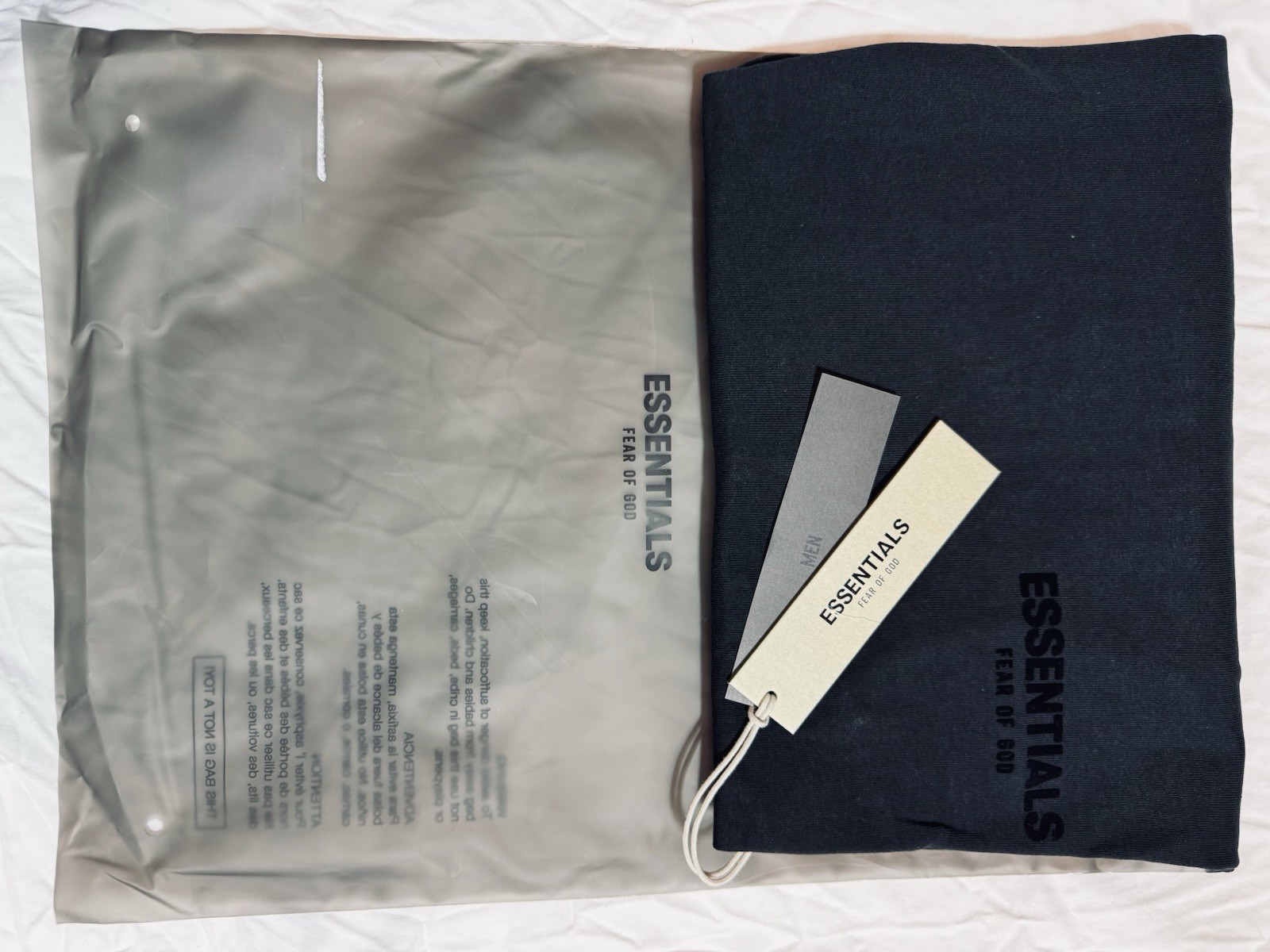 Fear of God Essentials Original Authentic Logo T-Shirt Men’s Streetwear Tee
