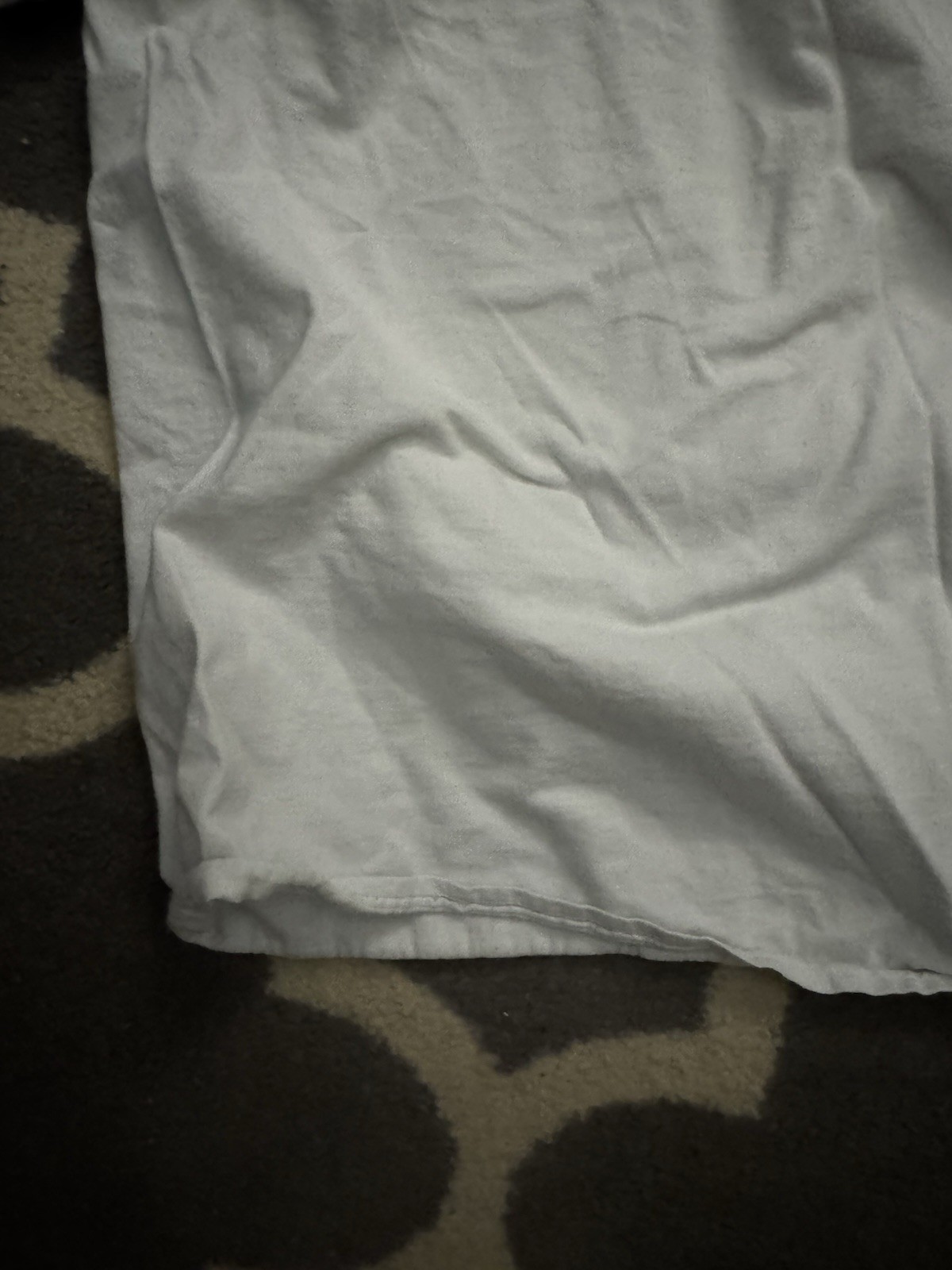 3 Pack Men’s Plain White Tees Size Small Cotton Short Sleeve