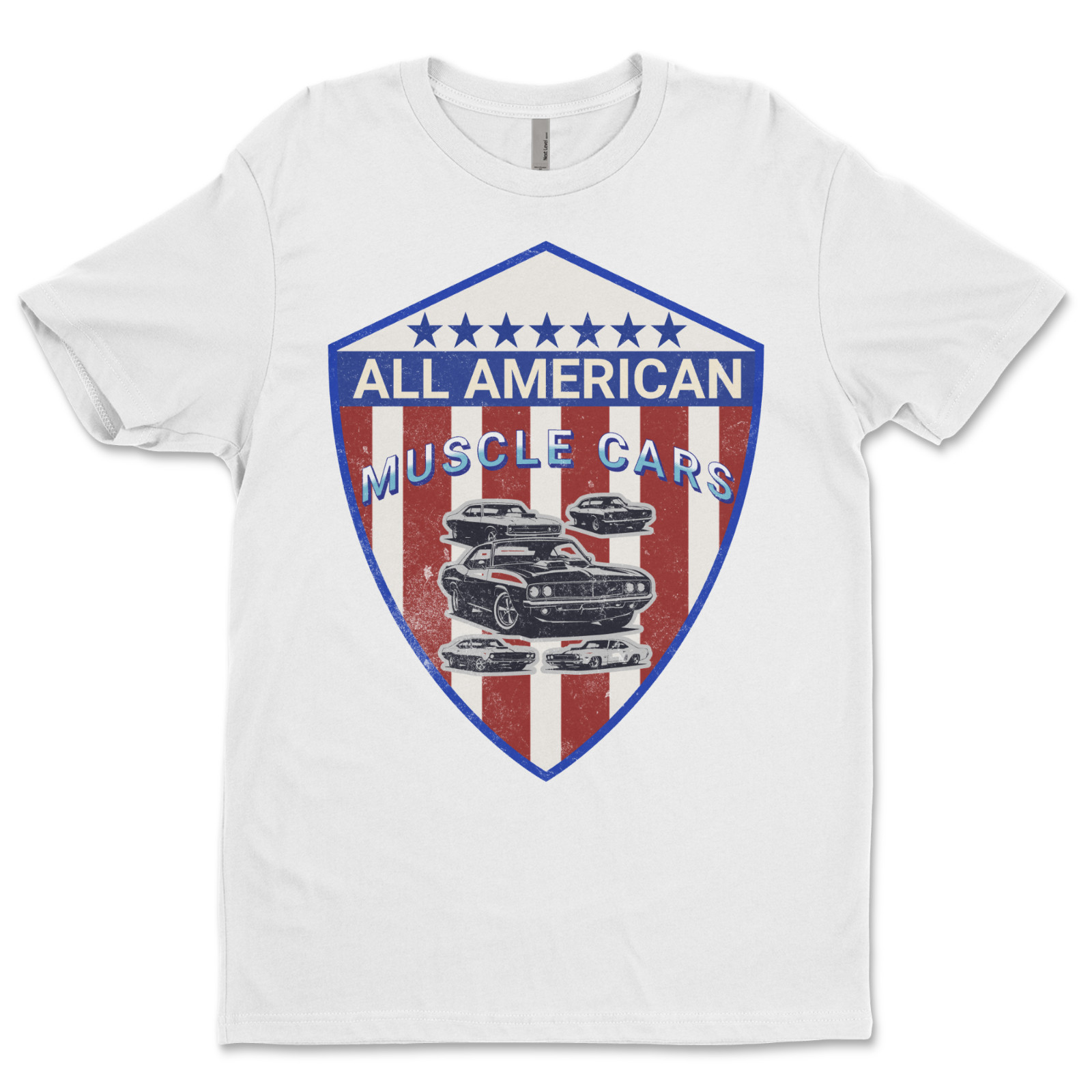 Custom T-Shirt, All American Dtf Print On Next Level T-Shirt unisex Soft Cotton
