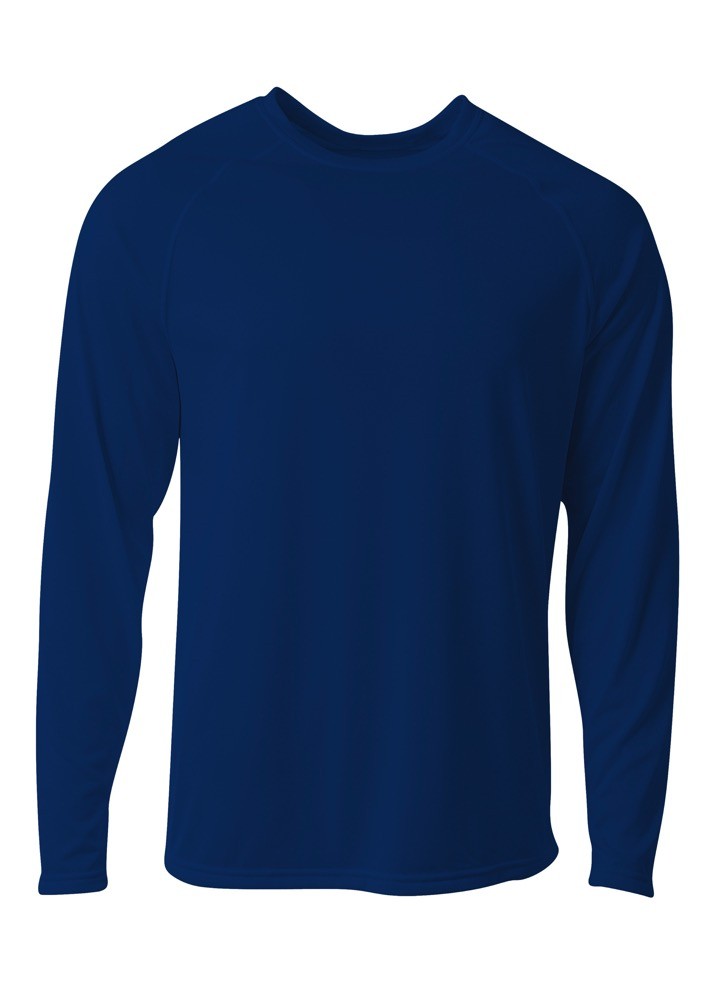 A4 SureColor Long Sleeve Cationic Tee Mens N3396