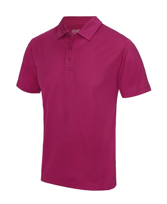 Personalised Custom Just Cool Awdis Polo T-shirt Casual Short Sleeve JC040