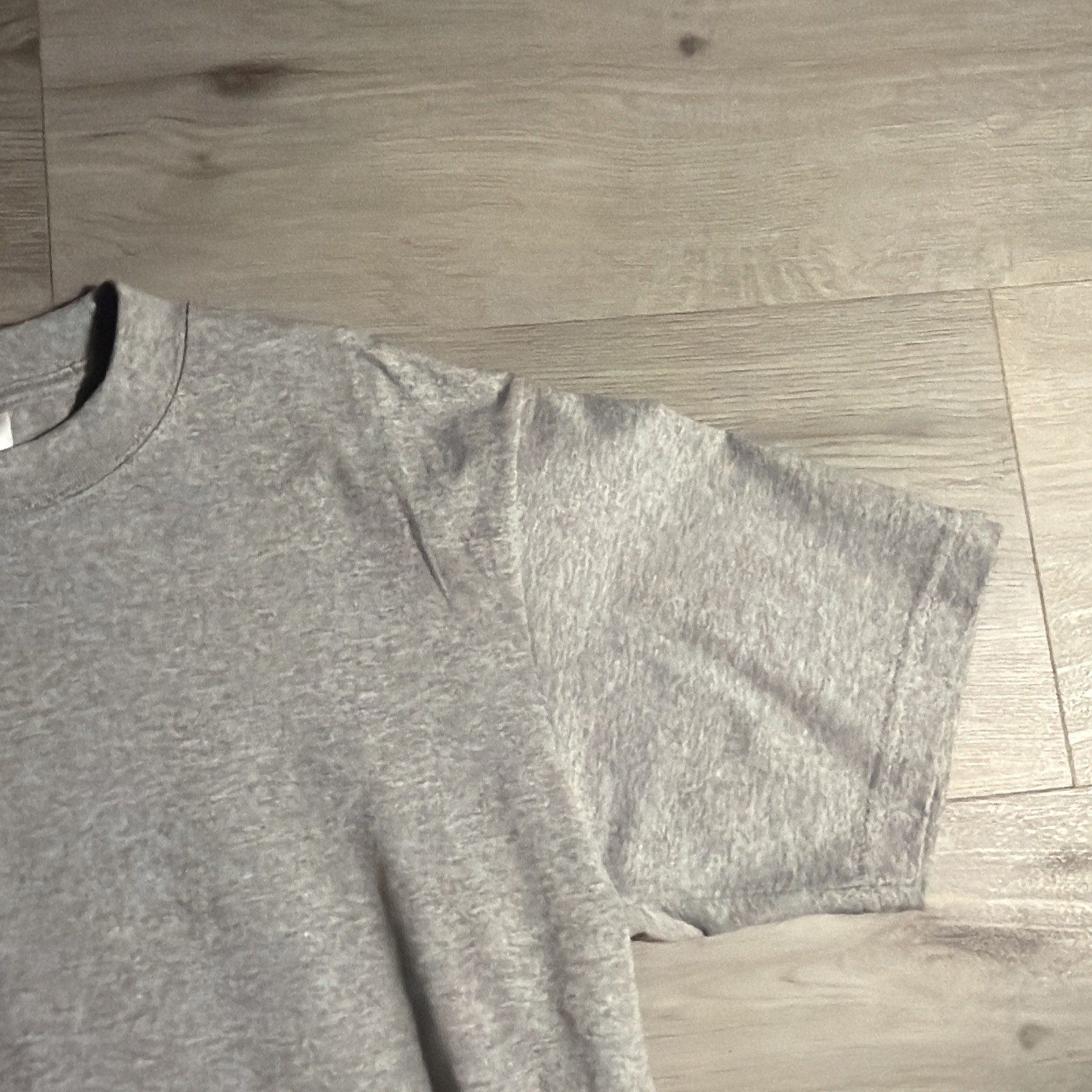 Vintage Style Shaka Wear Super Max Heavy Blank Tee Medium Gray