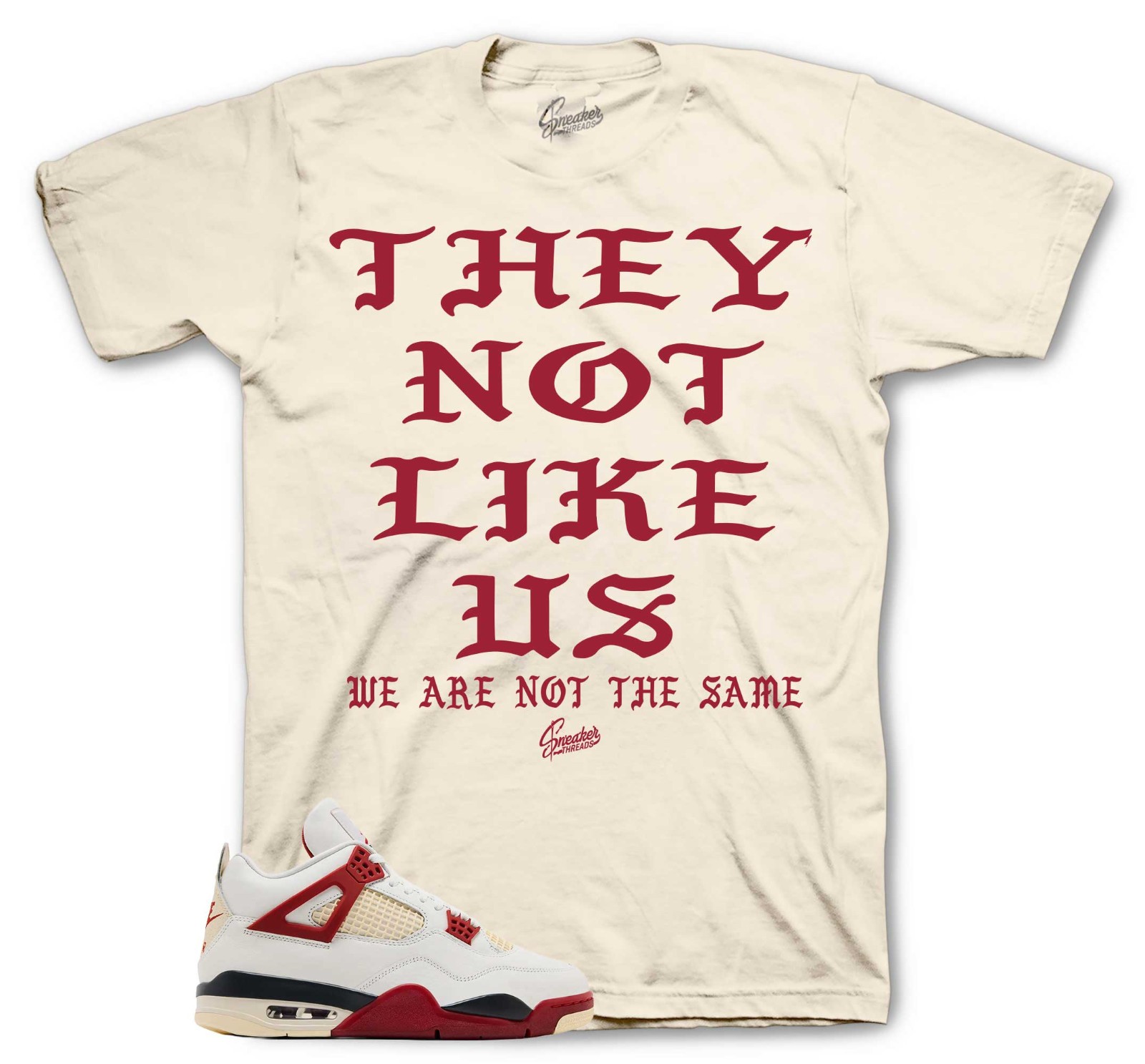 T-Shirt To Match Jordan 4 Brick After Brick Sneakers – Not Like Us Tees