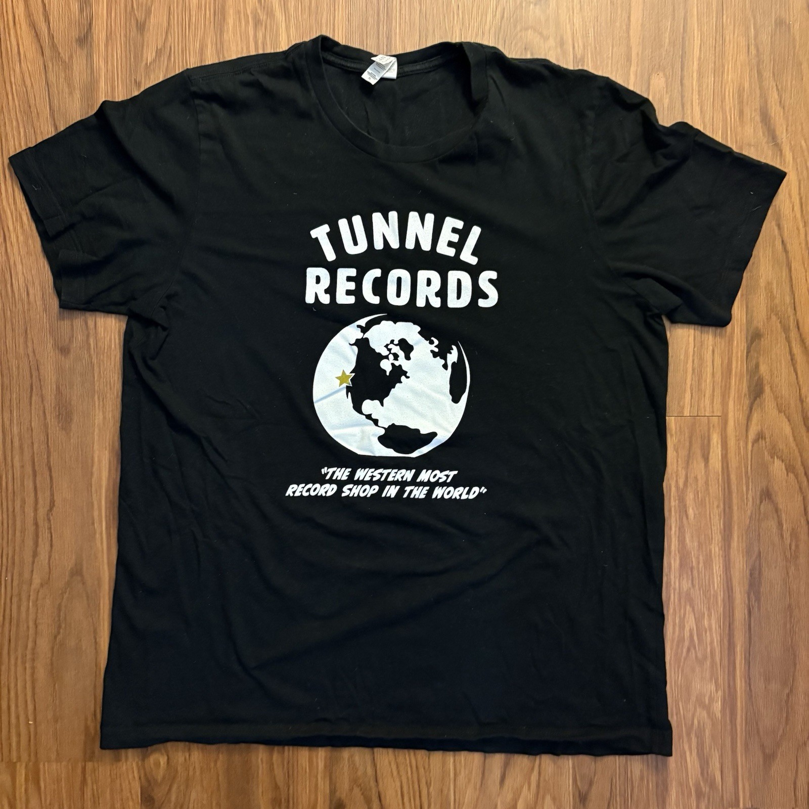 Tunnel Records San Francisco Vinyl Music Shop West Coast T-shirt XL