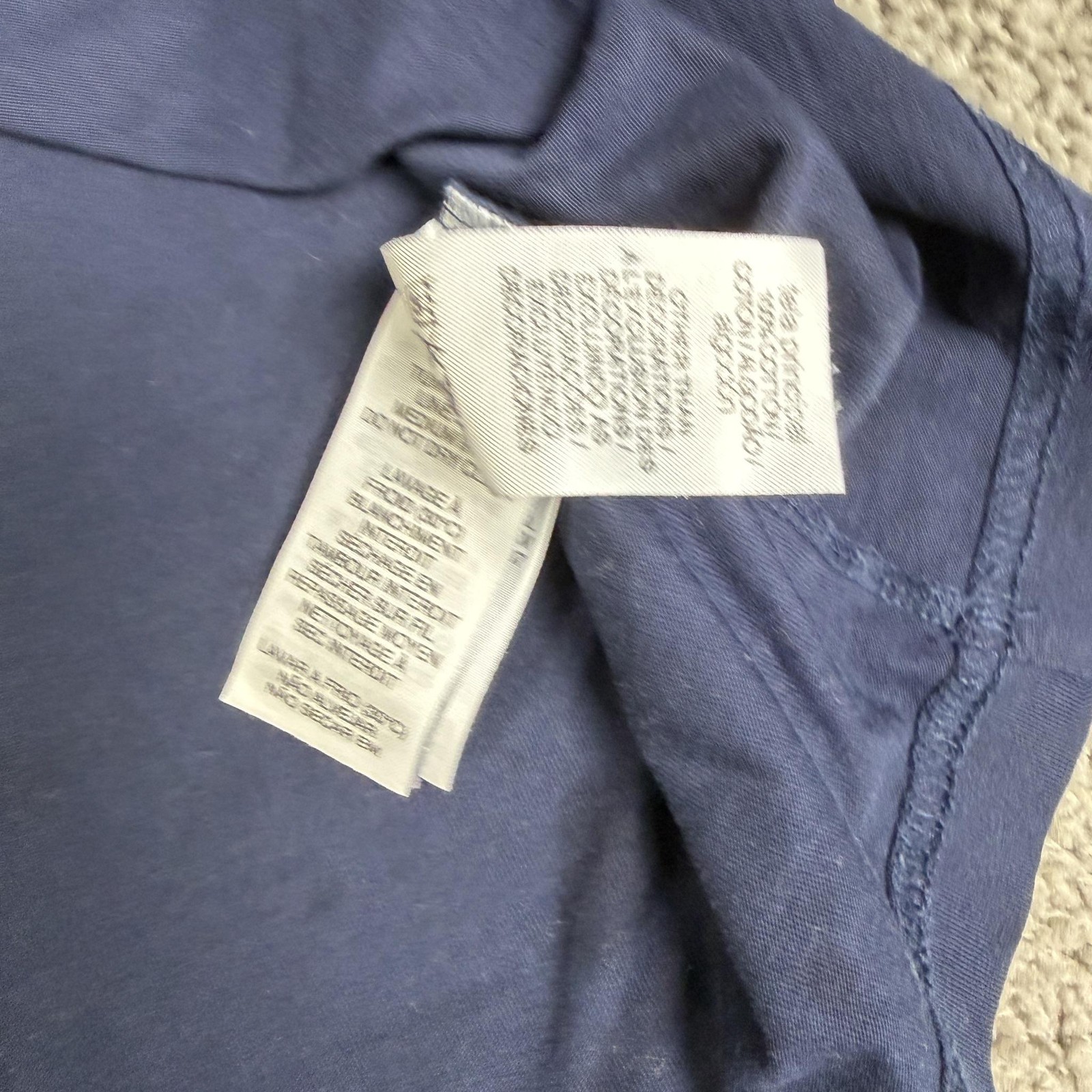 Lacoste Shirt Mens 2XL Blue Croc Graphic Crew Neck Cotton Classic Fit Jersey
